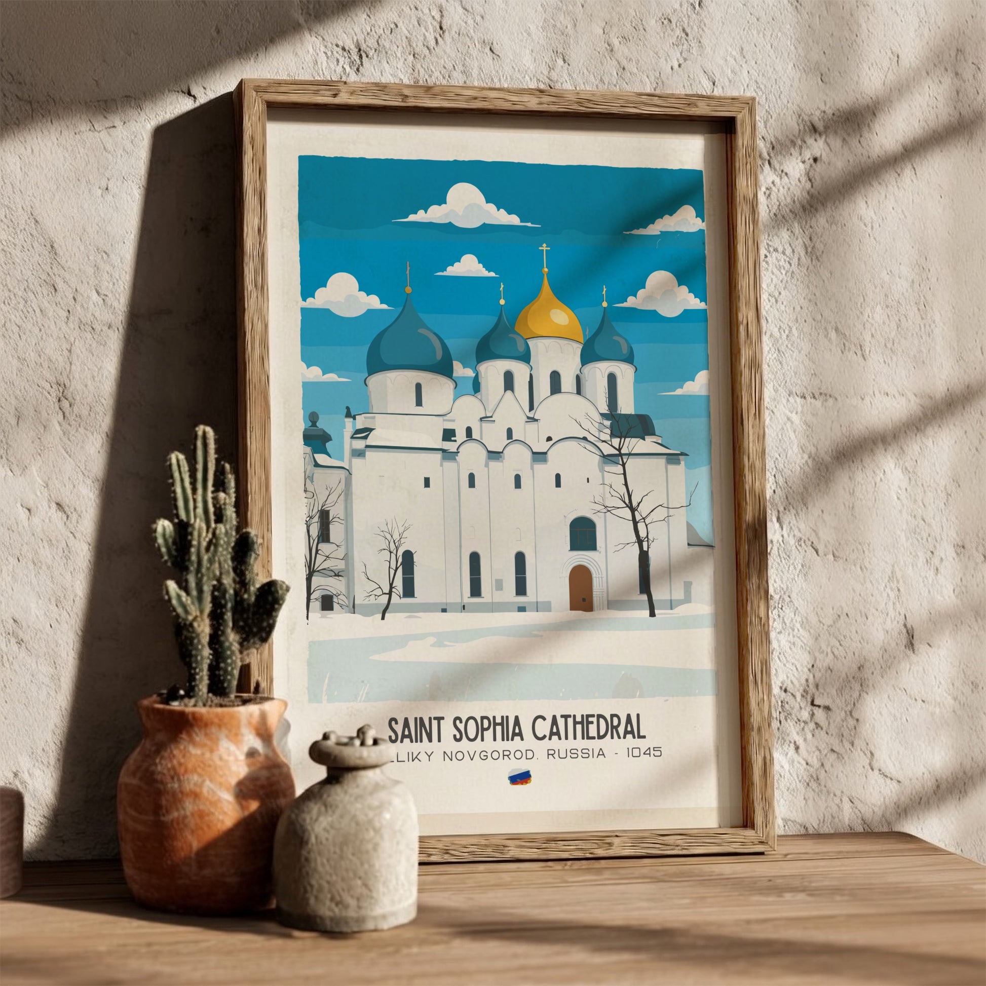 Saint Sophia Cathedral Novgorod Art - The Ancient Wisdom Wall Print