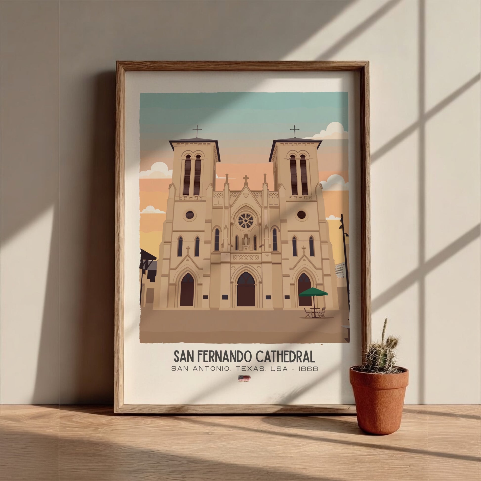 San Fernando Cathedral San Antonio Art - The Heritage Masterpiece Wall Print