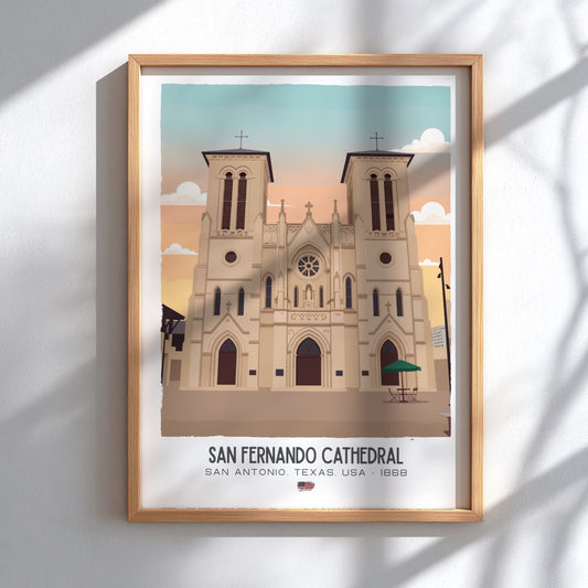 San Fernando Cathedral San Antonio Art - The Heritage Masterpiece Wall Print
