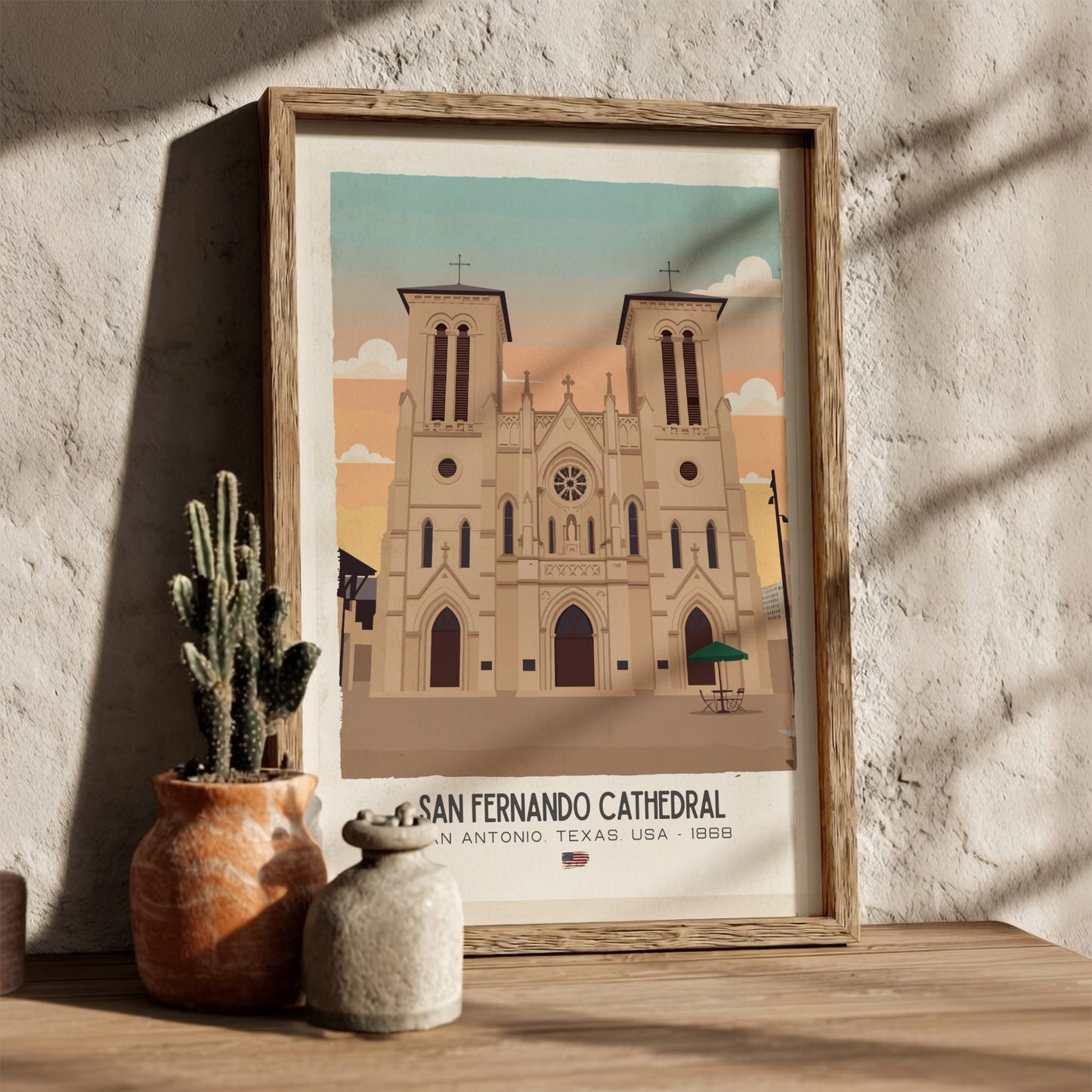 San Fernando Cathedral San Antonio Art - The Heritage Masterpiece Wall Print