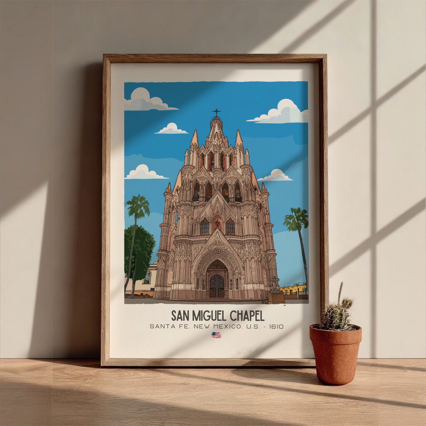 San Miguel Church Santa Fe Art - The "Oldest Church" Masterpiece Wall Print