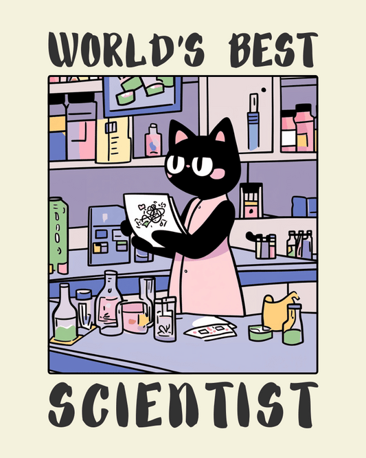 World's Best Scientist Poster - Funny Gift Ideas for Scientists