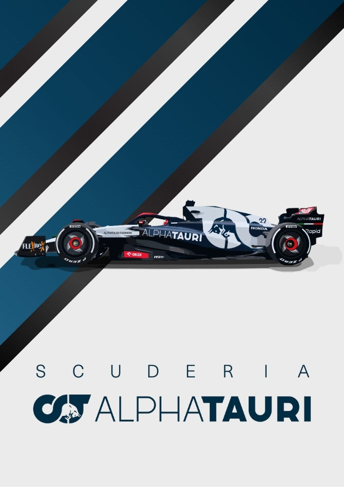 Imprimé Scuderia Alpha Tauri