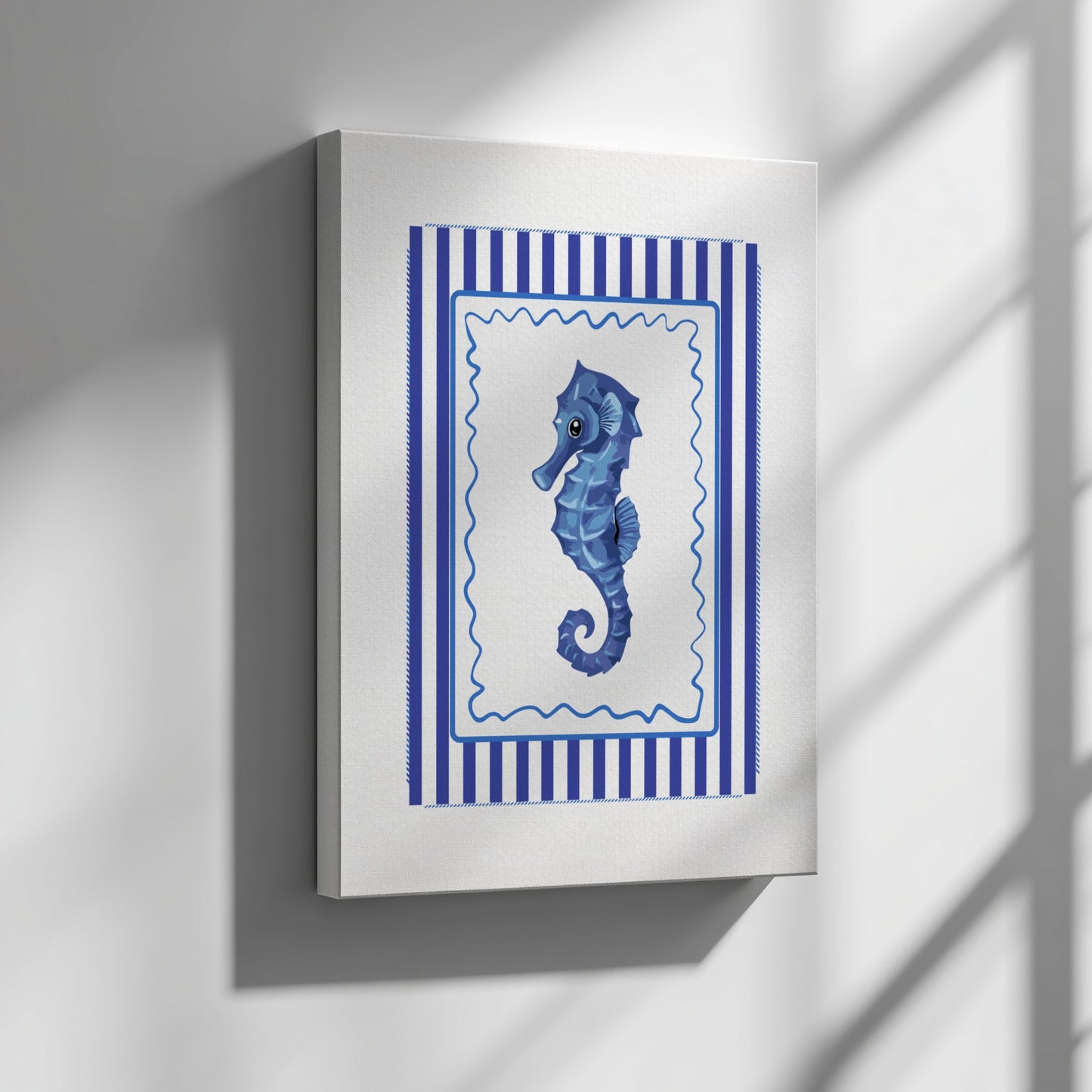 Sea Horse Poster - Mystical Ocean Creature Wall Art Print