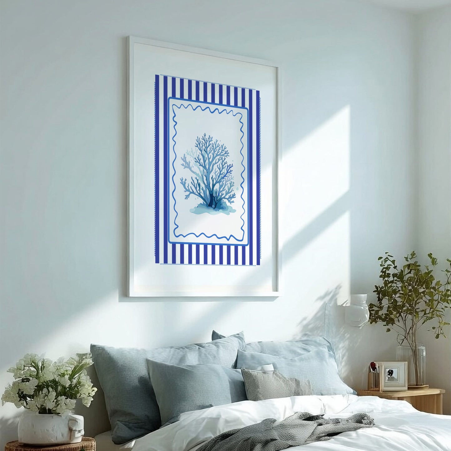 Sea Plant Poster - Underwater Ocean Foliage Wall Art Print