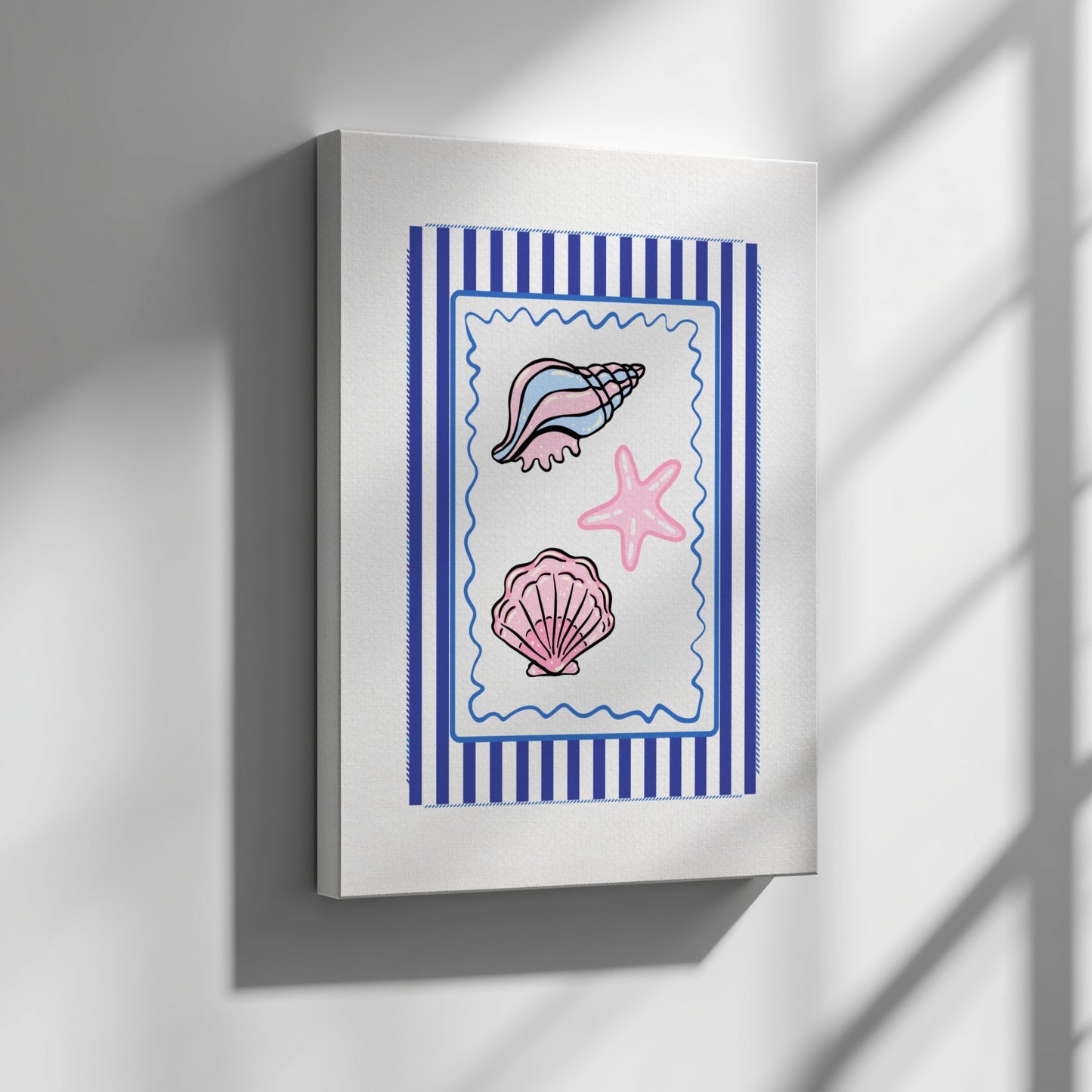 Shells Poster - Beautiful Beach Seashells Wall Art Print