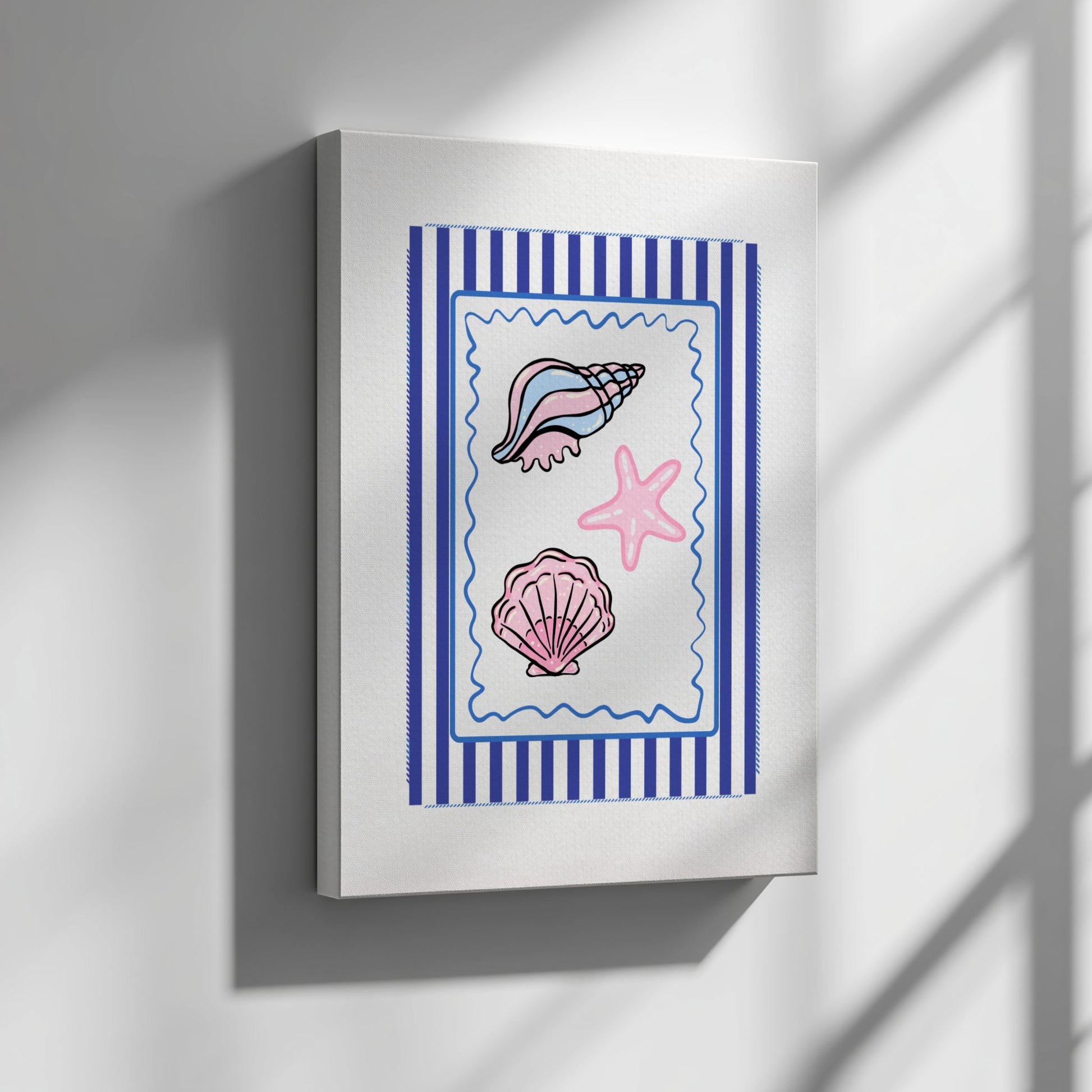 Shells Poster - Beautiful Beach Seashells Wall Art Print