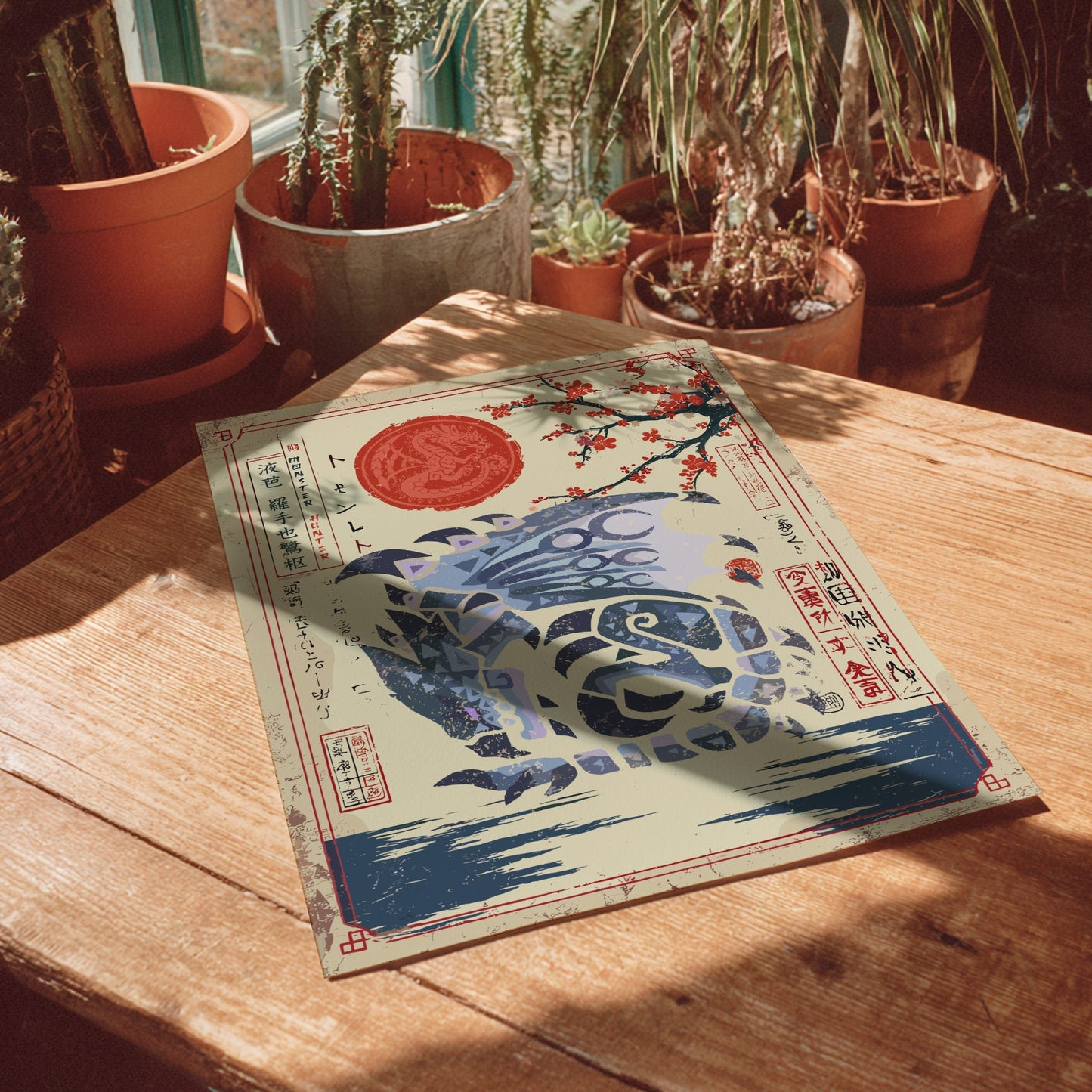 Silver Rathalos Poster - Monster Hunter Wall Art Print