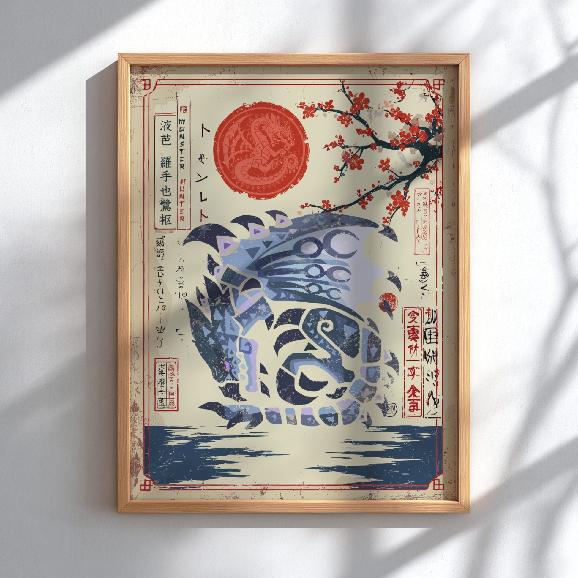 Silver Rathalos Poster - Monster Hunter Wall Art Print