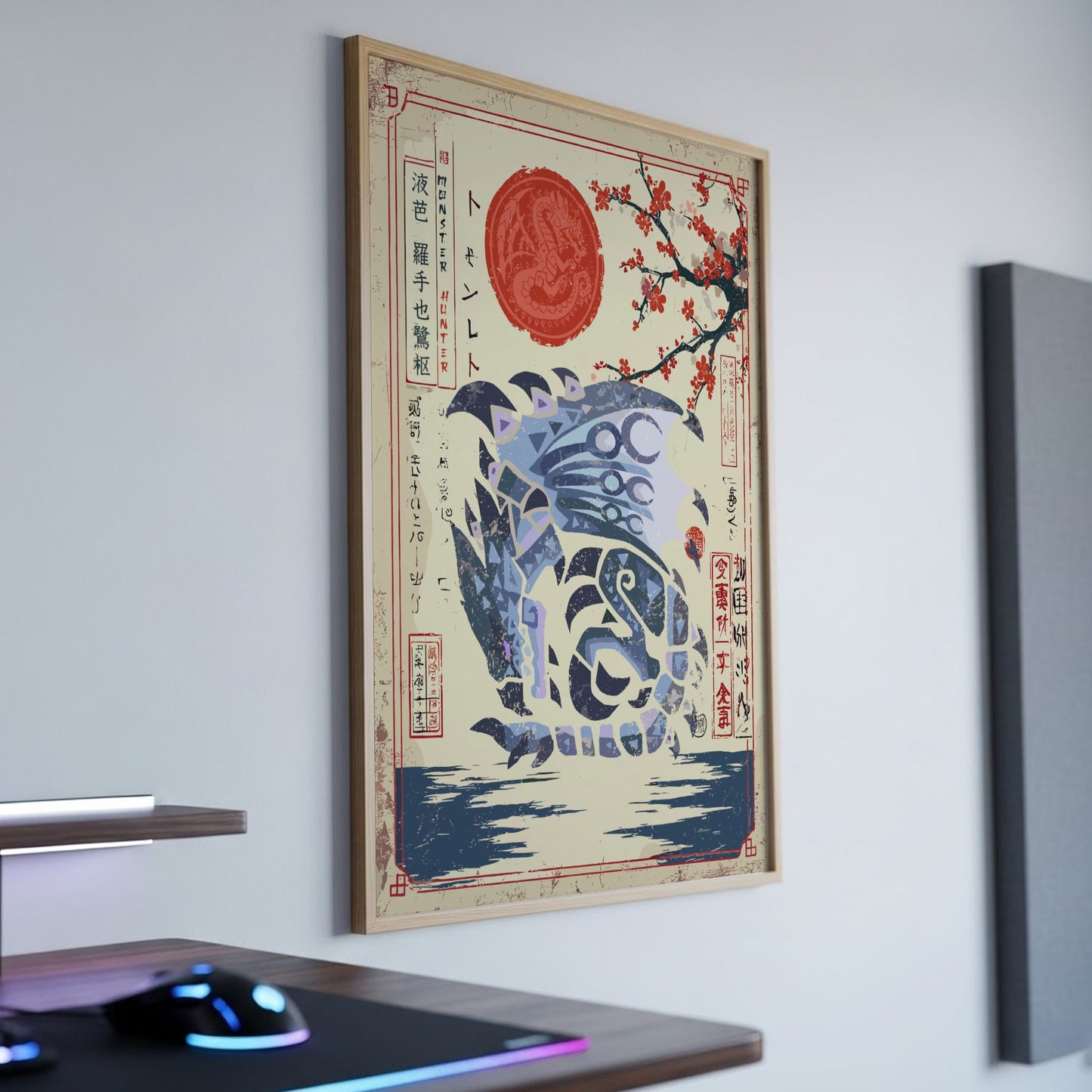 Silver Rathalos Poster - Monster Hunter Wall Art Print