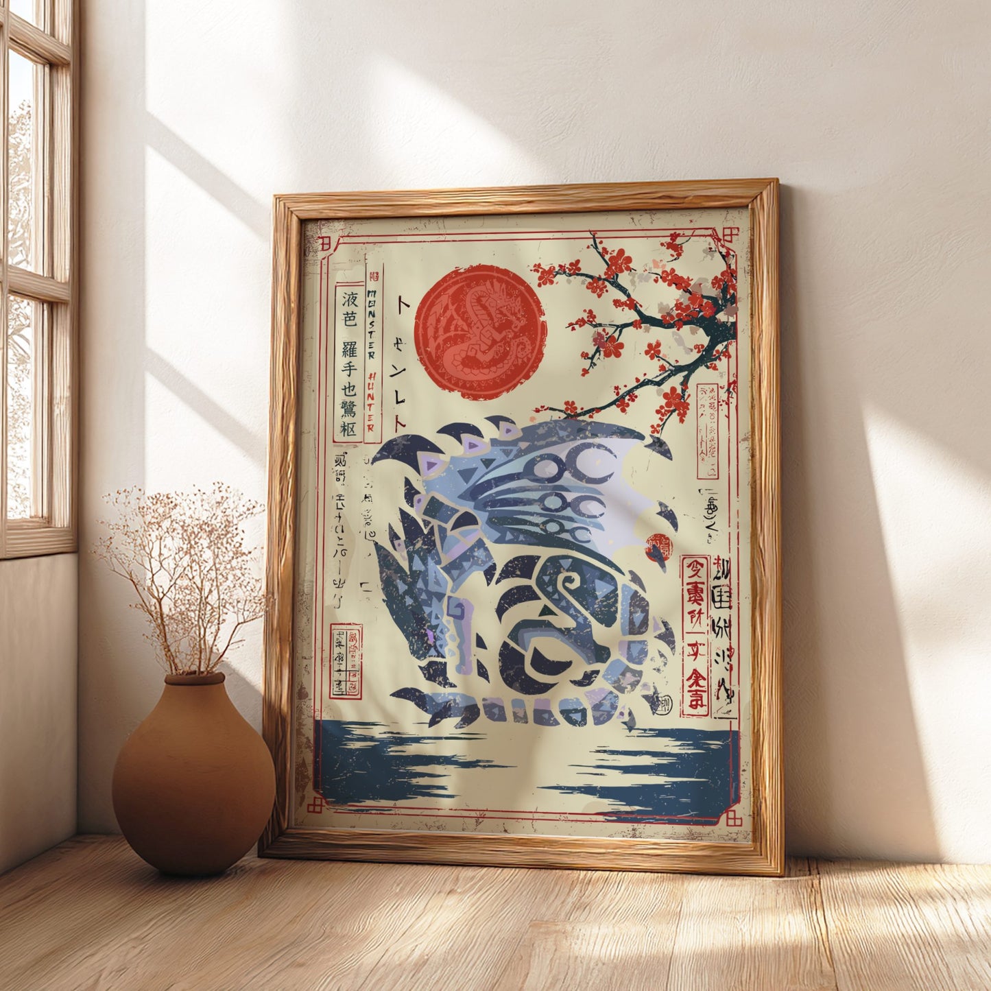 Silver Rathalos Poster - Monster Hunter Wall Art Print