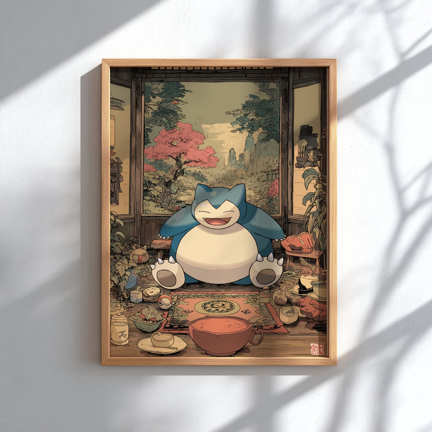 Snorlax Pokemon Poster