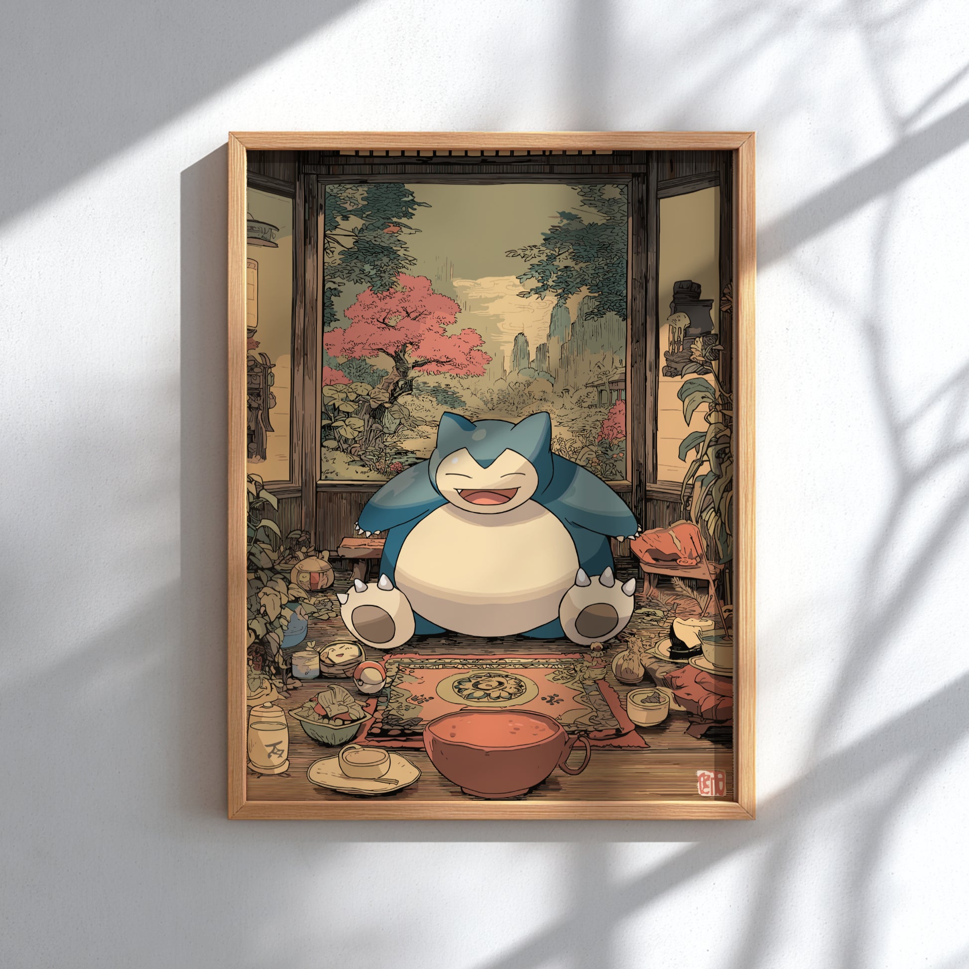 Snorlax Pokemon Poster