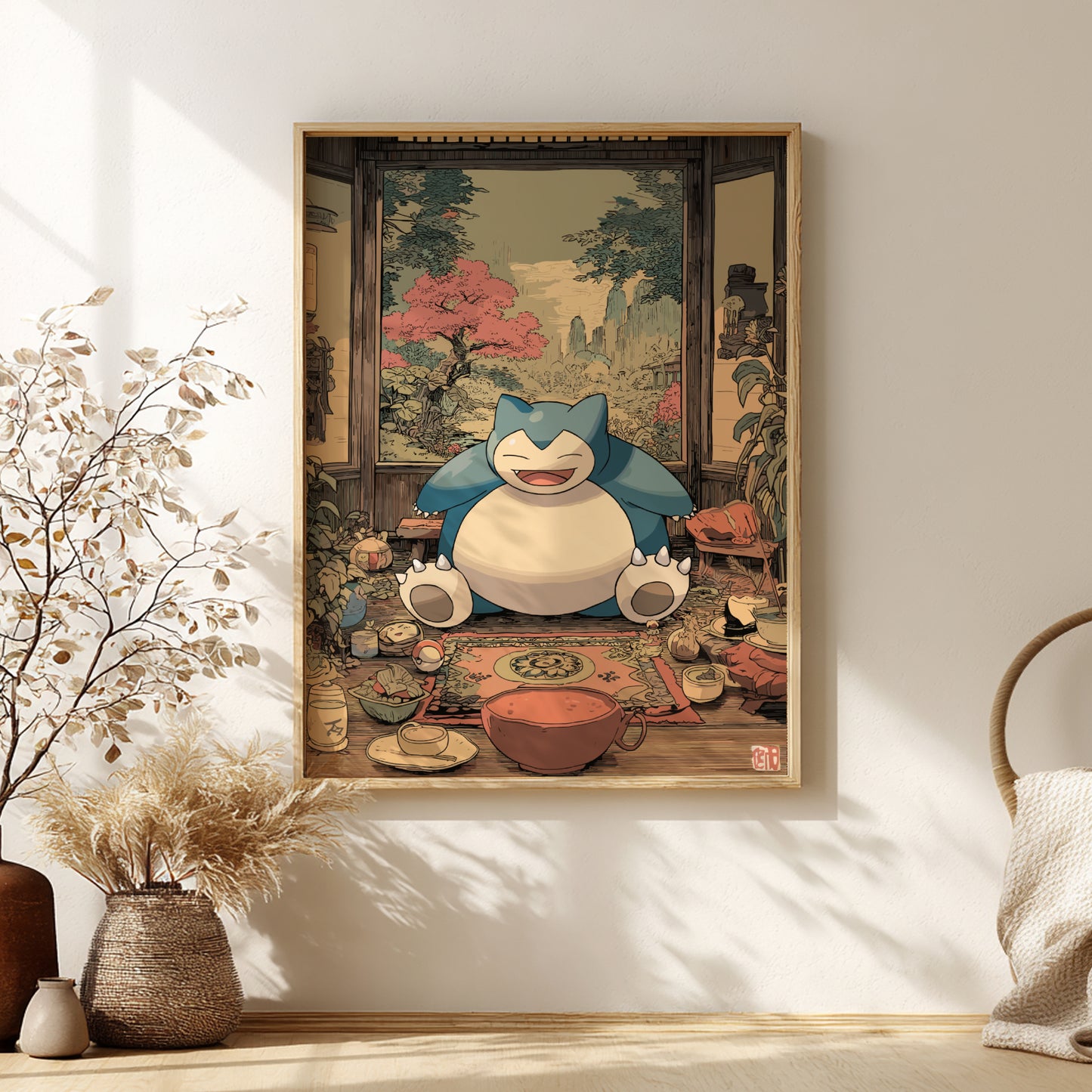 Snorlax Pokemon Poster