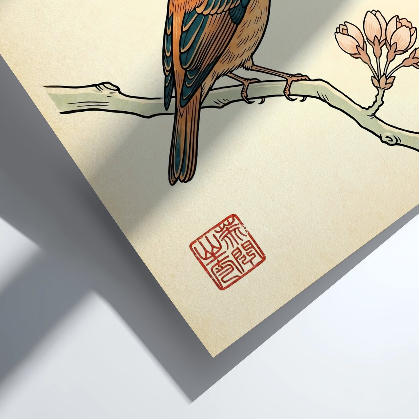 Songbird Poster - Japanese Art Style Wall Decor