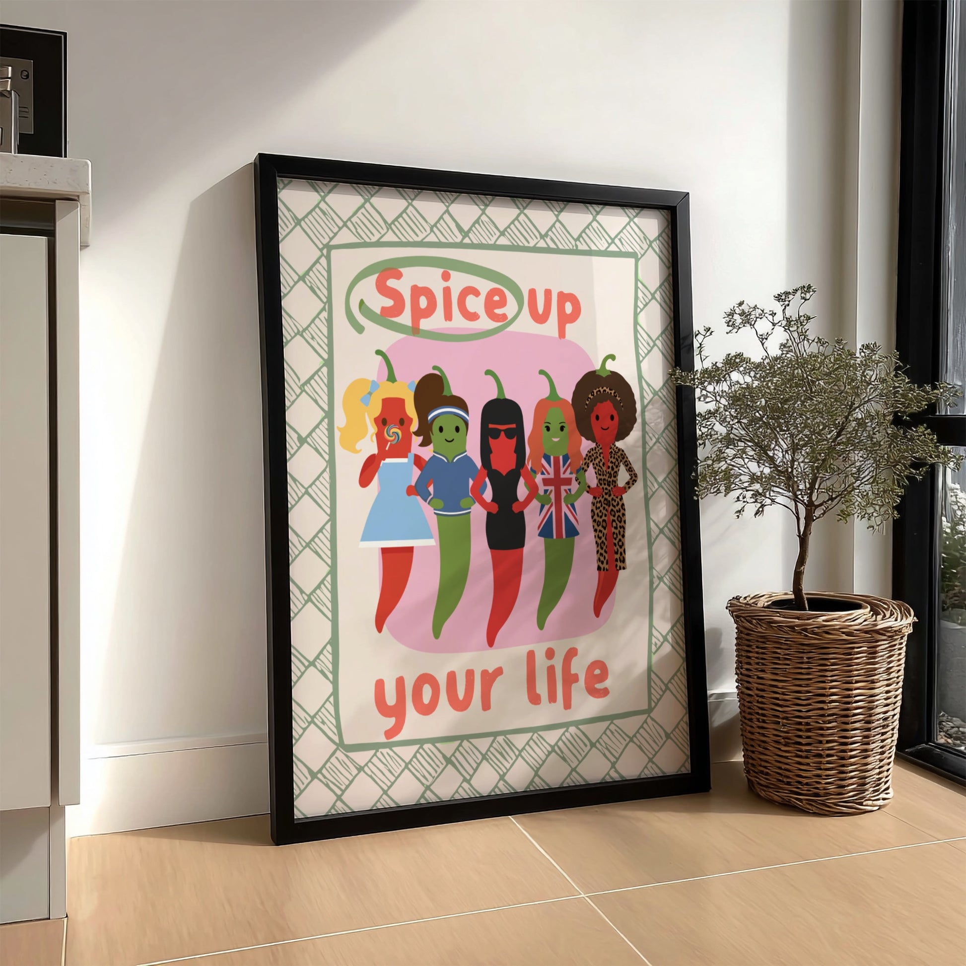 Spice Girls Poster - Iconic 90s Pop Girl Band Wall Art Print