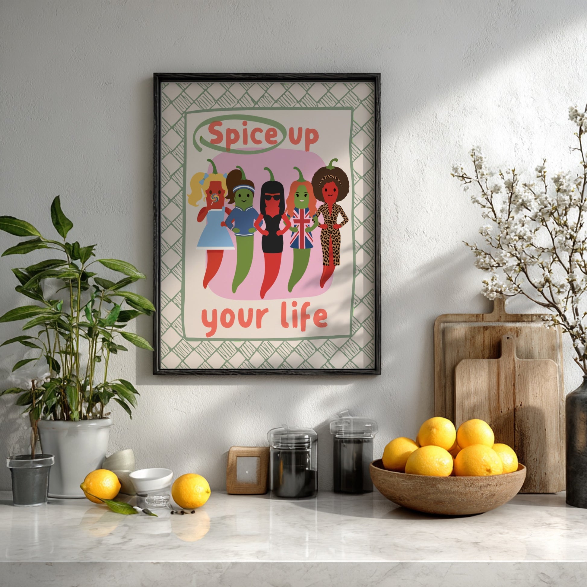 Spice Girls Poster - Iconic 90s Pop Girl Band Wall Art Print
