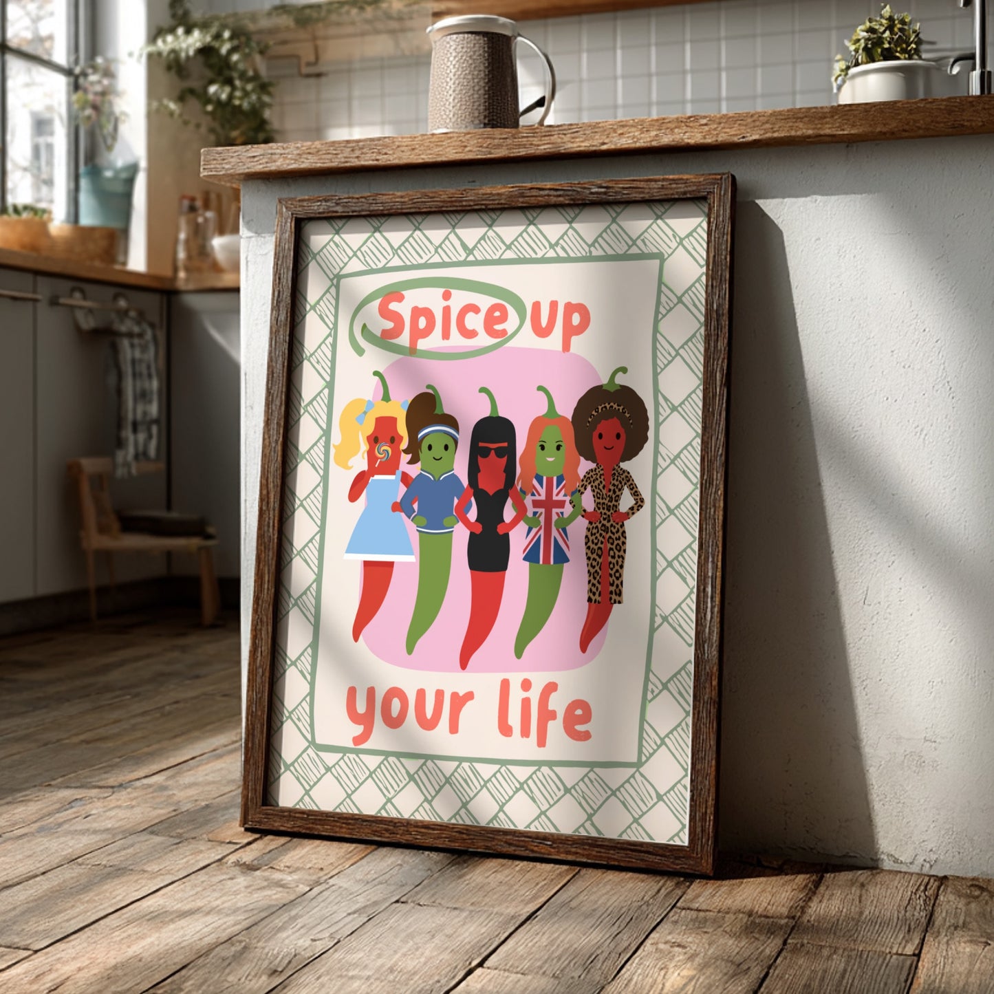 Spice Girls Poster - Iconic 90s Pop Girl Band Wall Art Print