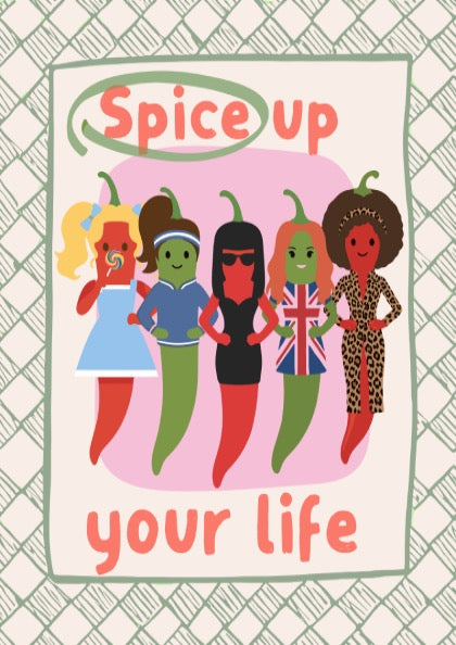 Spice Girls Poster - Iconic 90s Pop Girl Band Wall Art Print
