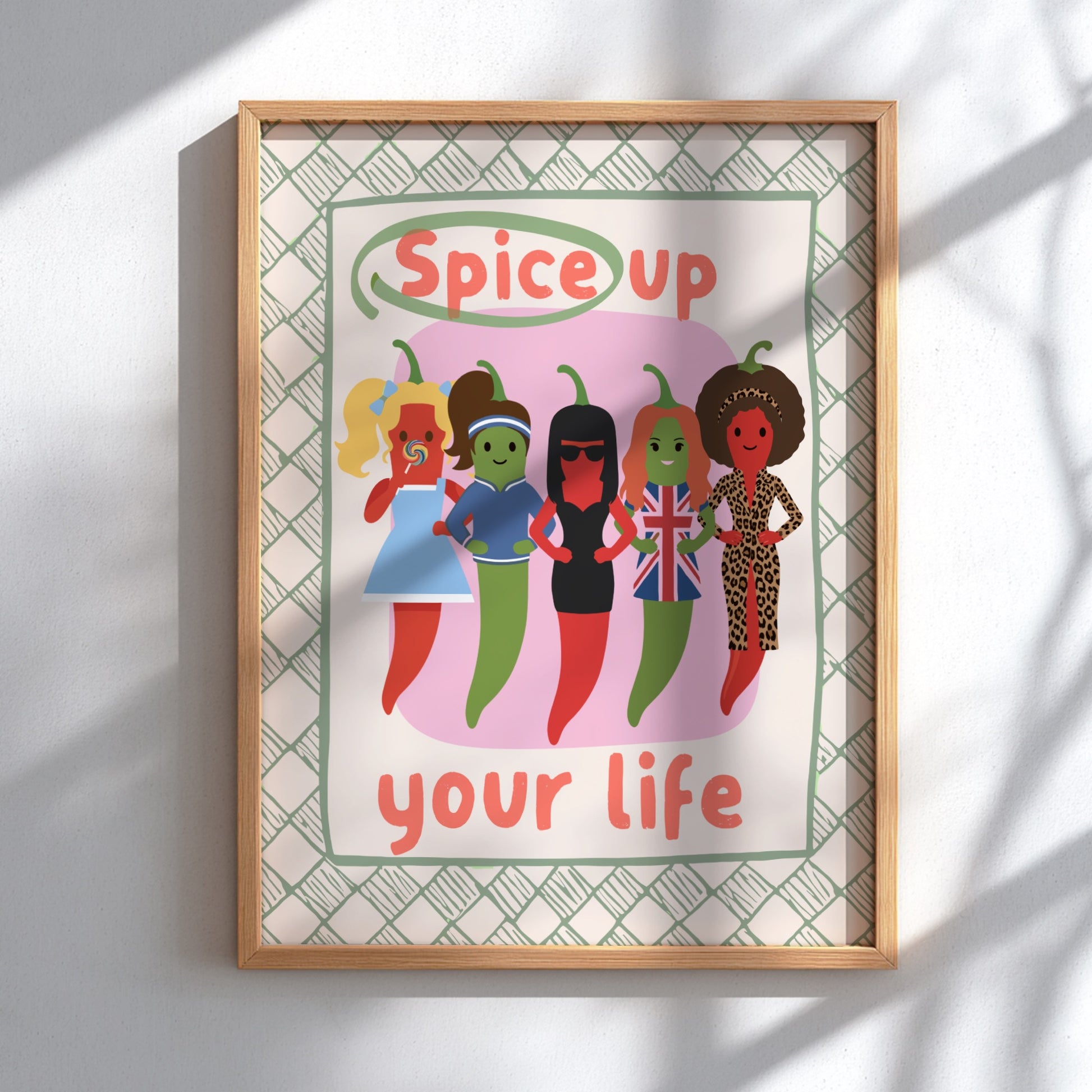Spice Girls Poster - Iconic 90s Pop Girl Band Wall Art Print