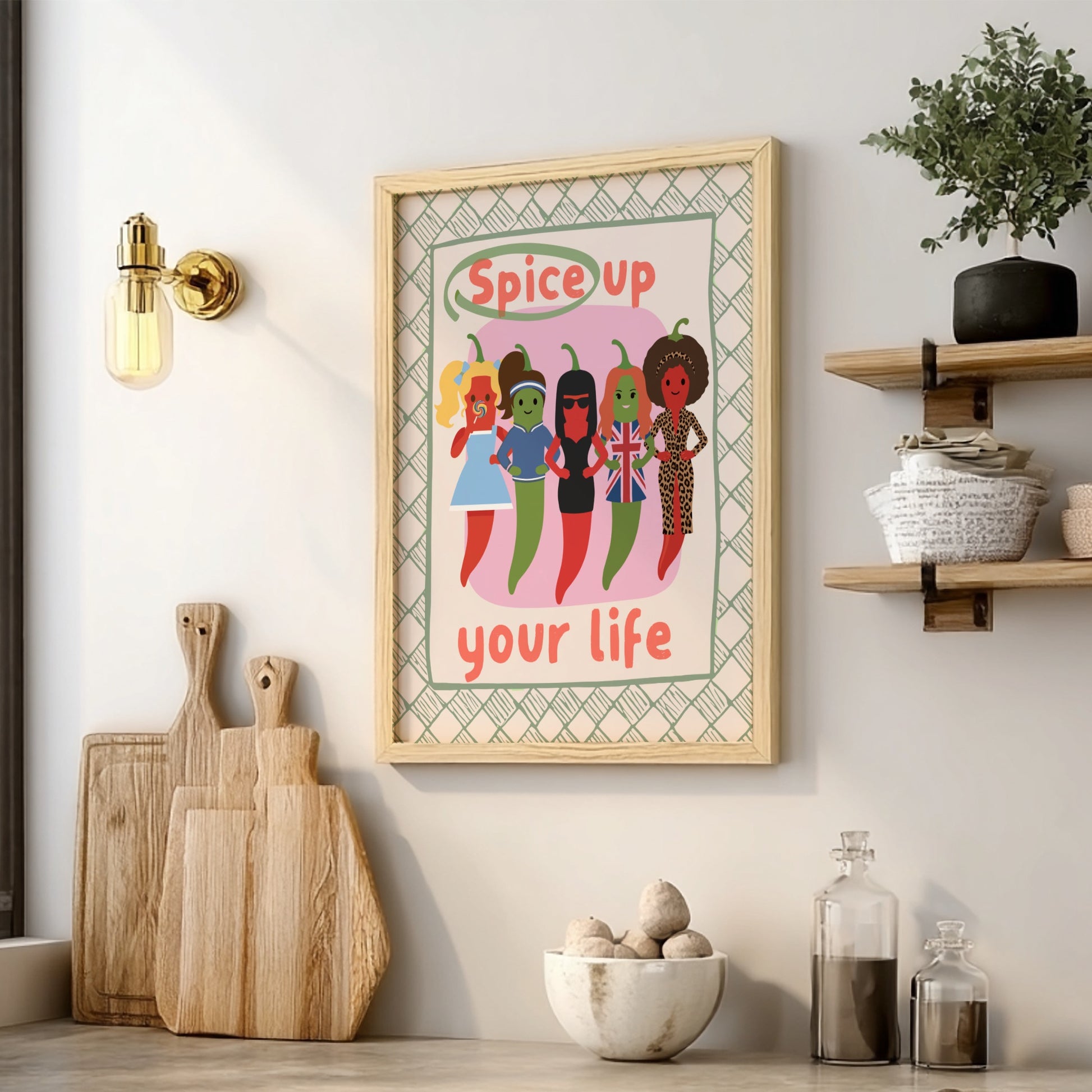 Spice Girls Poster - Iconic 90s Pop Girl Band Wall Art Print