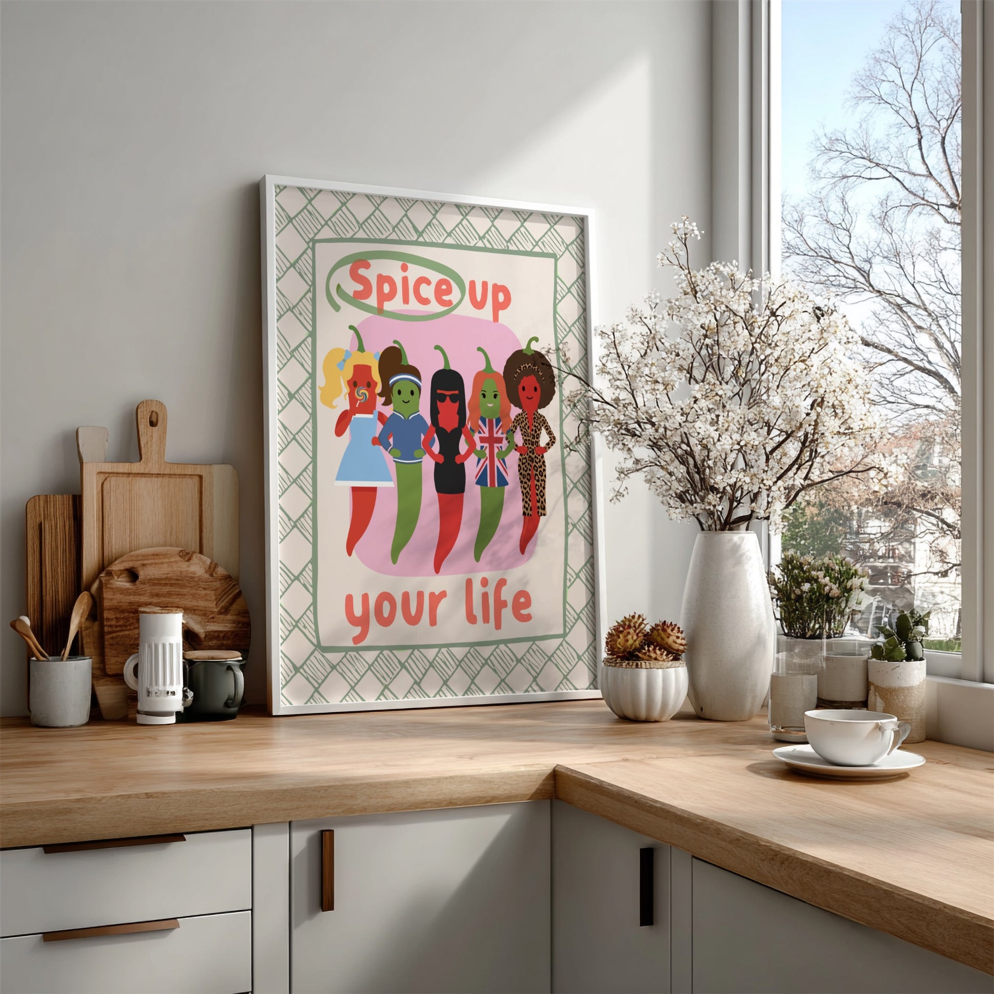 Spice Girls Poster - Iconic 90s Pop Girl Band Wall Art Print