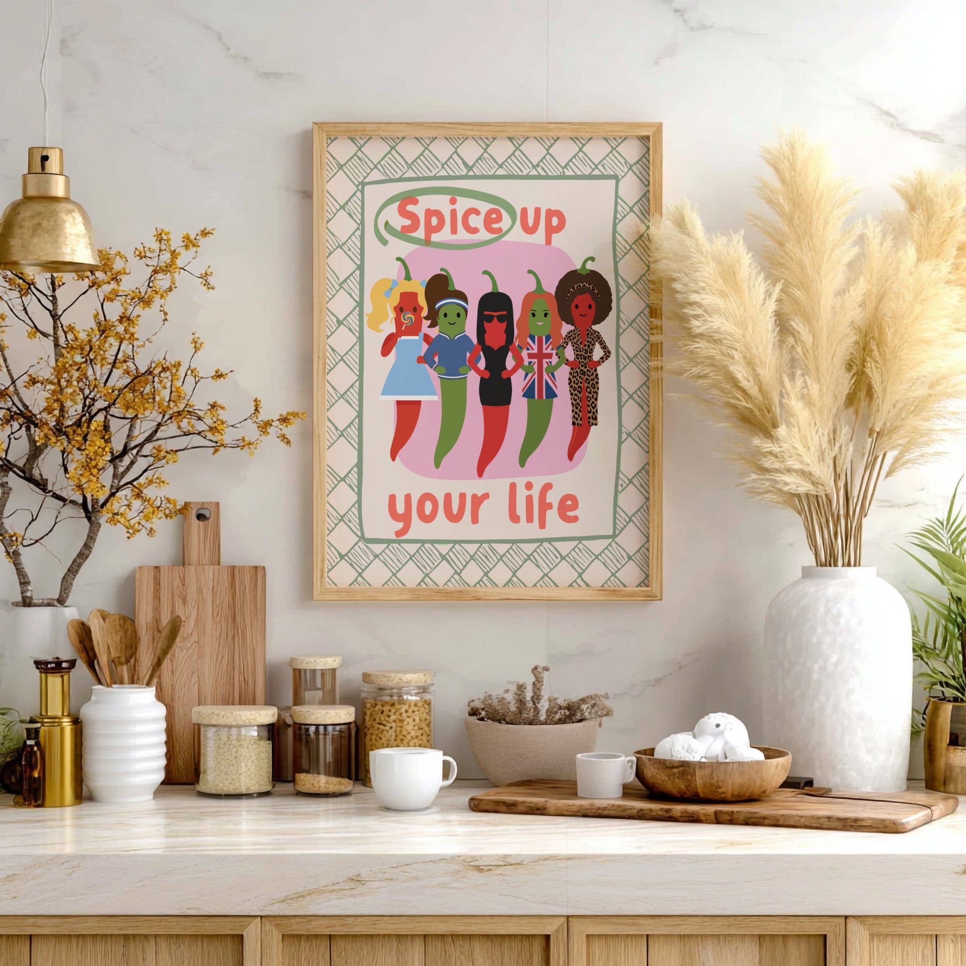 Spice Girls Poster - Iconic 90s Pop Girl Band Wall Art Print