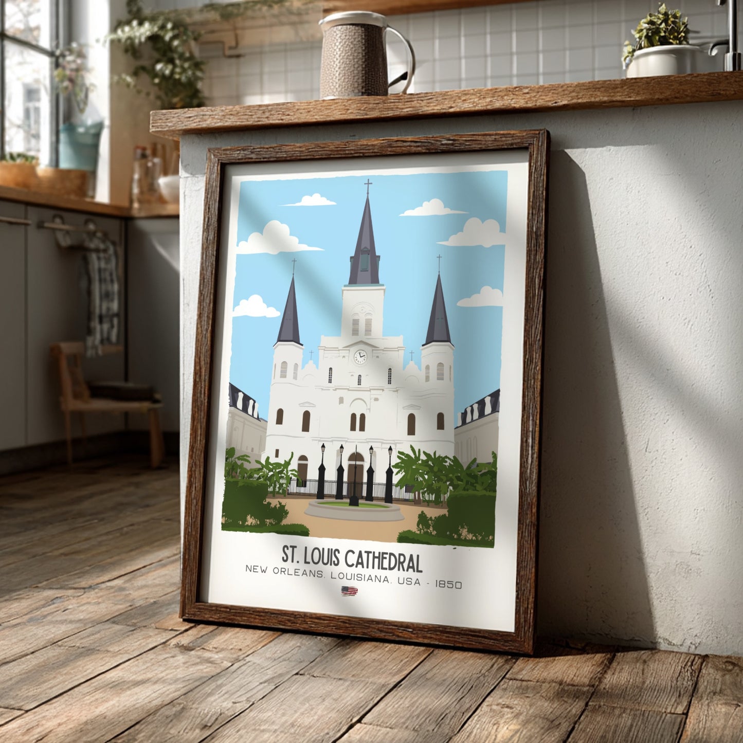 St. Louis Cathedral New Orleans Art - The French Quarter Masterpiece Wall Print