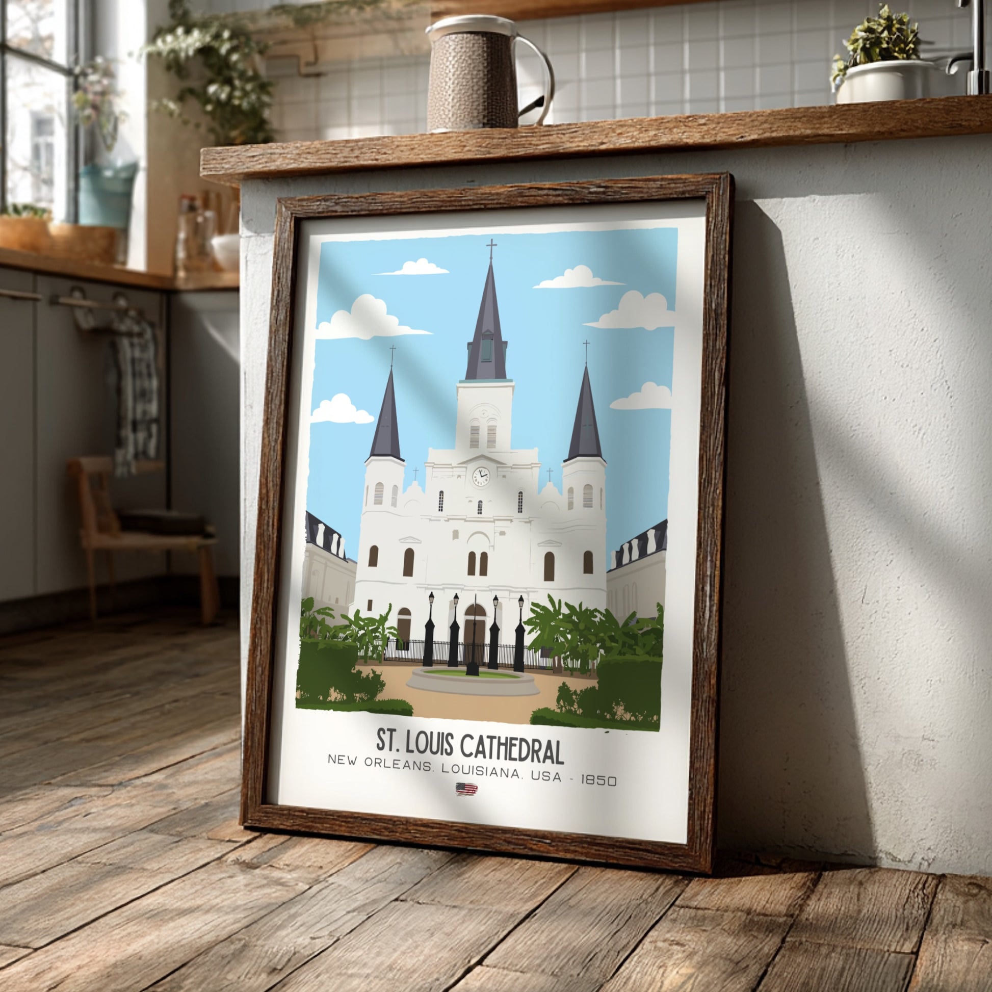 St. Louis Cathedral New Orleans Art - The French Quarter Masterpiece Wall Print