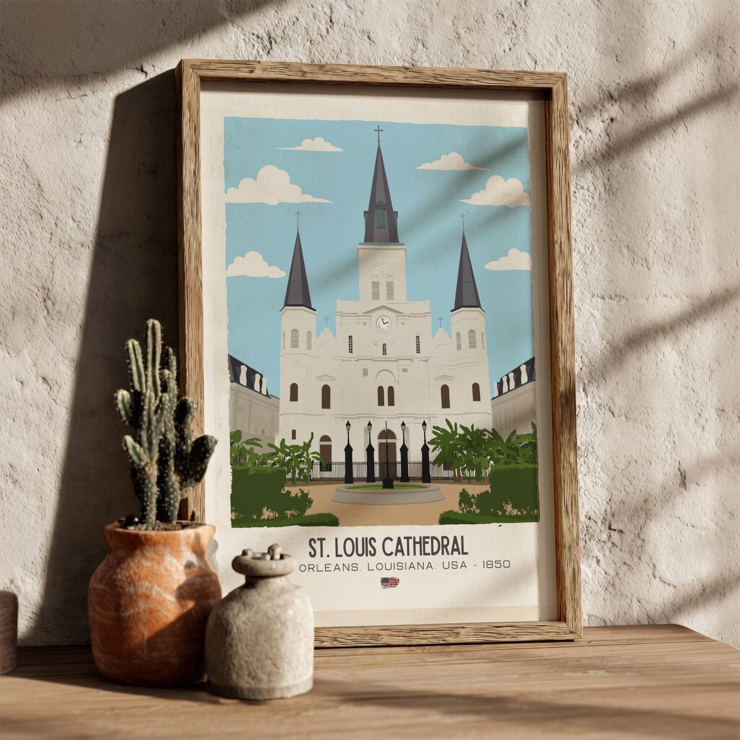 St. Louis Cathedral New Orleans Art - The French Quarter Masterpiece Wall Print