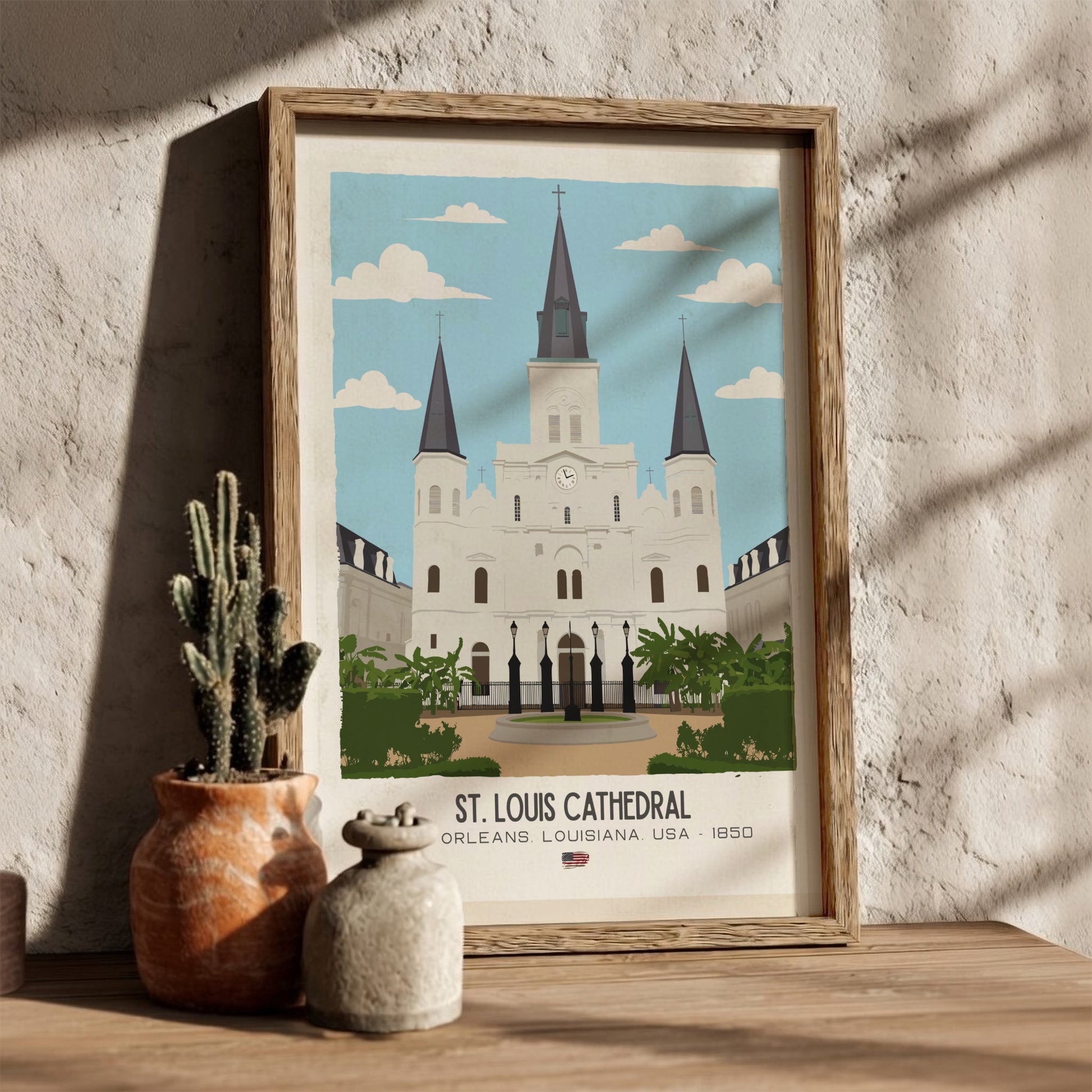 St. Louis Cathedral New Orleans Art - The French Quarter Masterpiece Wall Print