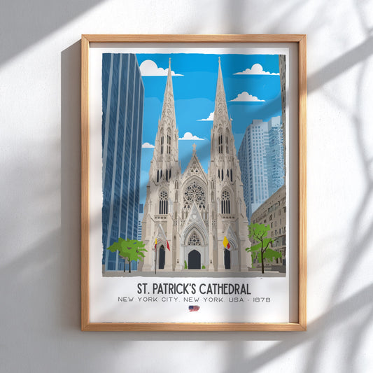 St. Patrick’s Cathedral NYC Art - The Fifth Avenue Masterpiece Wall Print