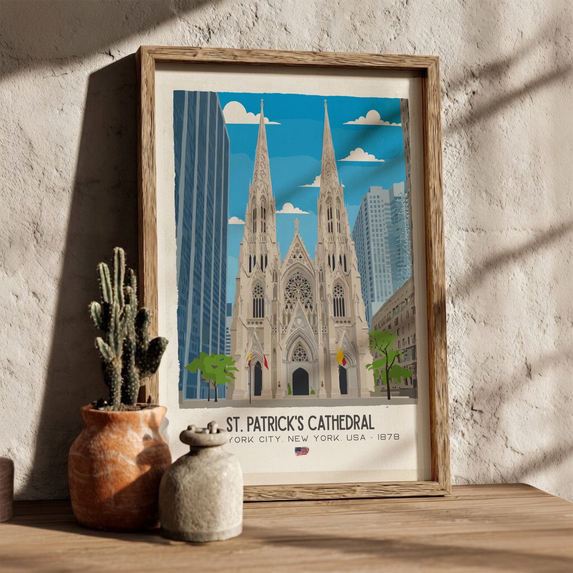 St. Patrick’s Cathedral NYC Art - The Fifth Avenue Masterpiece Wall Print