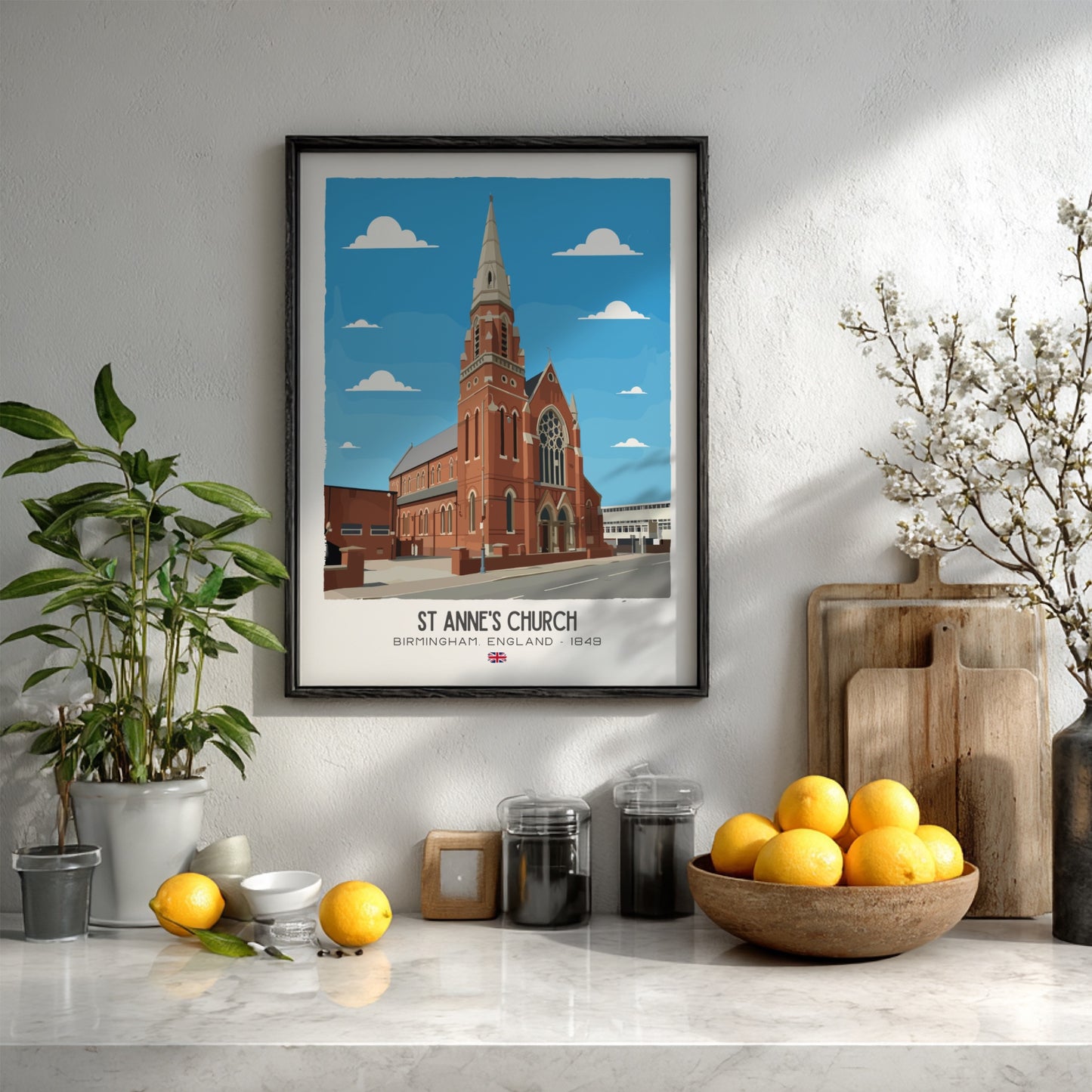 St Anne’s Church Kew Art - The Royal Parish Masterpiece Wall Print