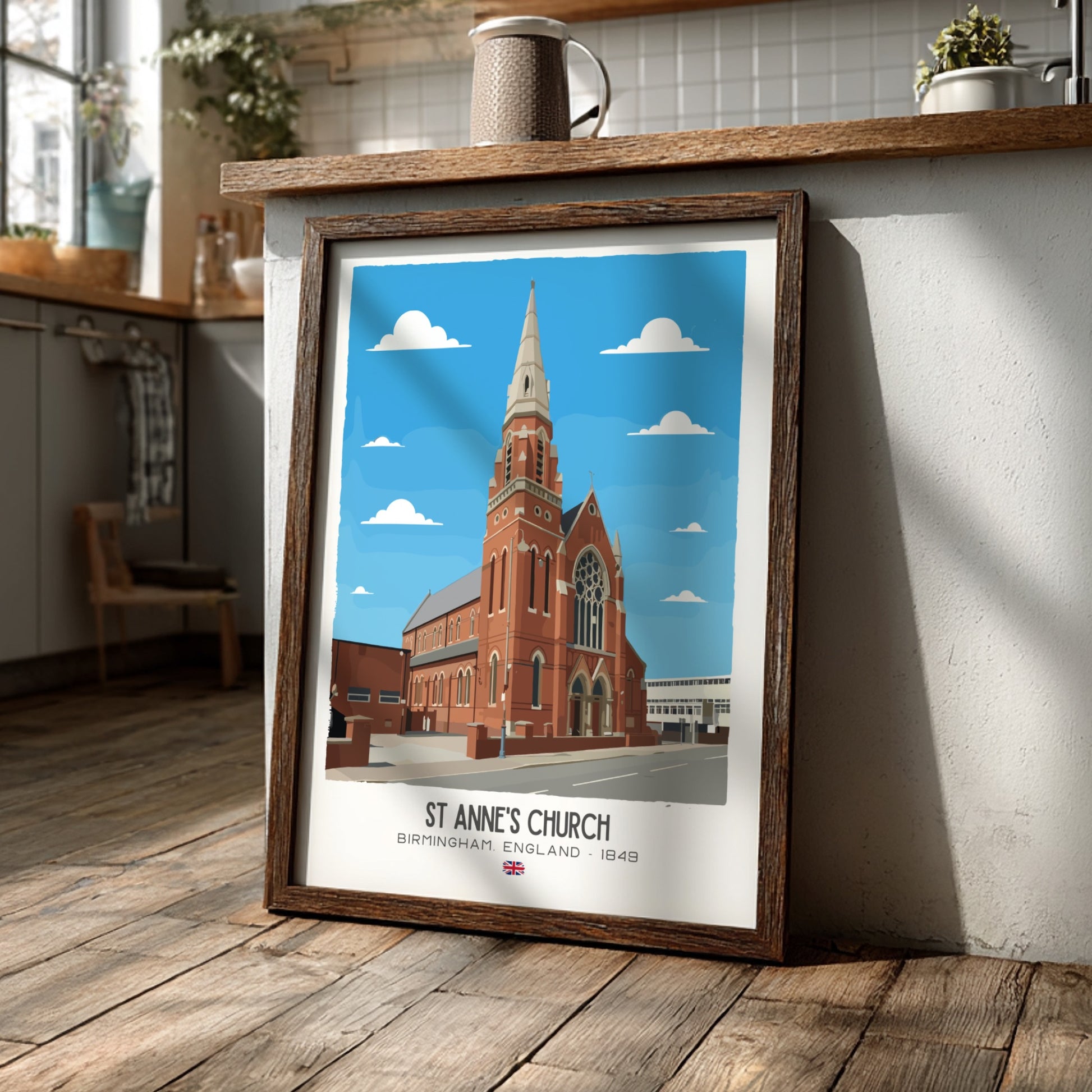 St Anne’s Church Kew Art - The Royal Parish Masterpiece Wall Print