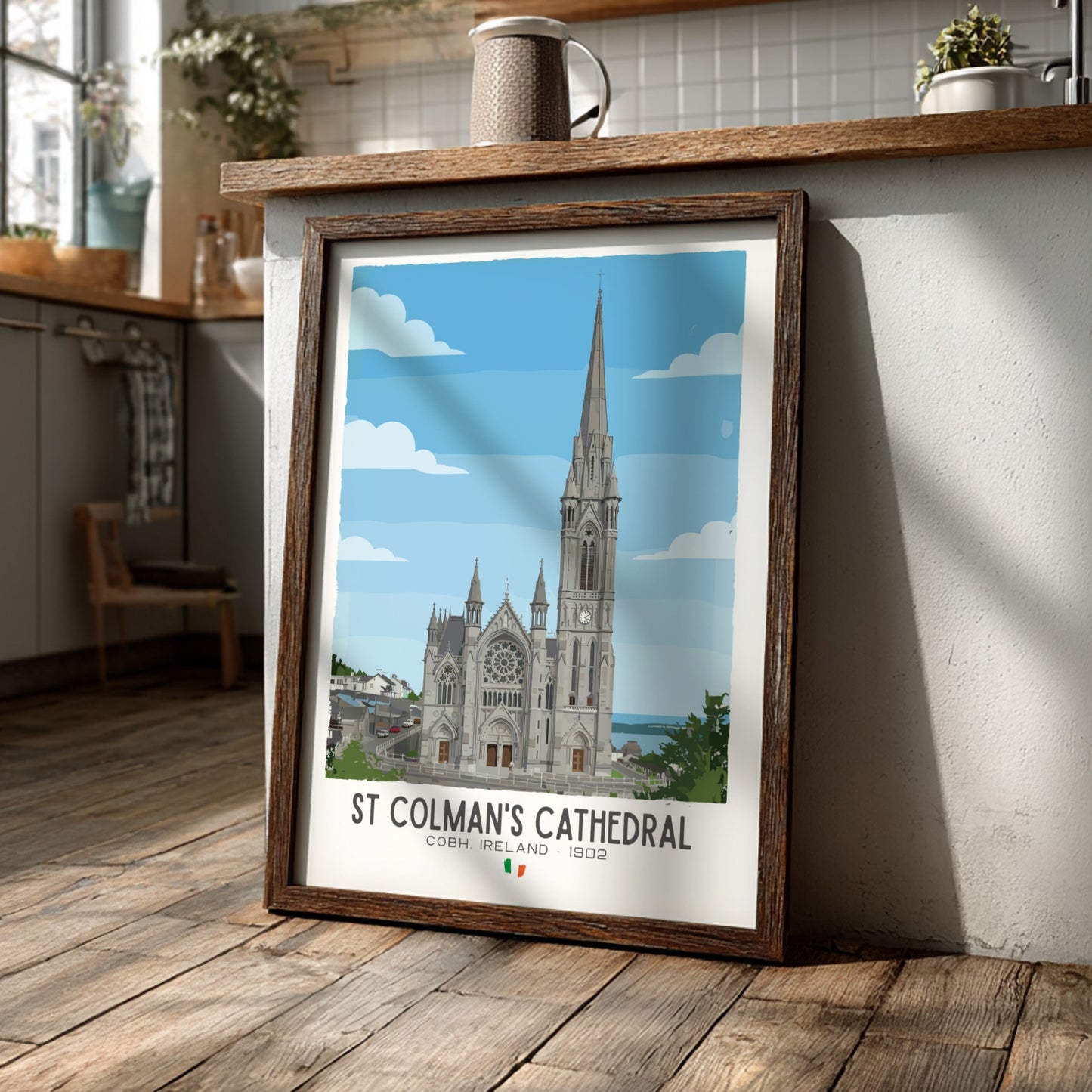 St Colman’s Cathedral Cobh Art - The Neo-Gothic Masterpiece Wall Print