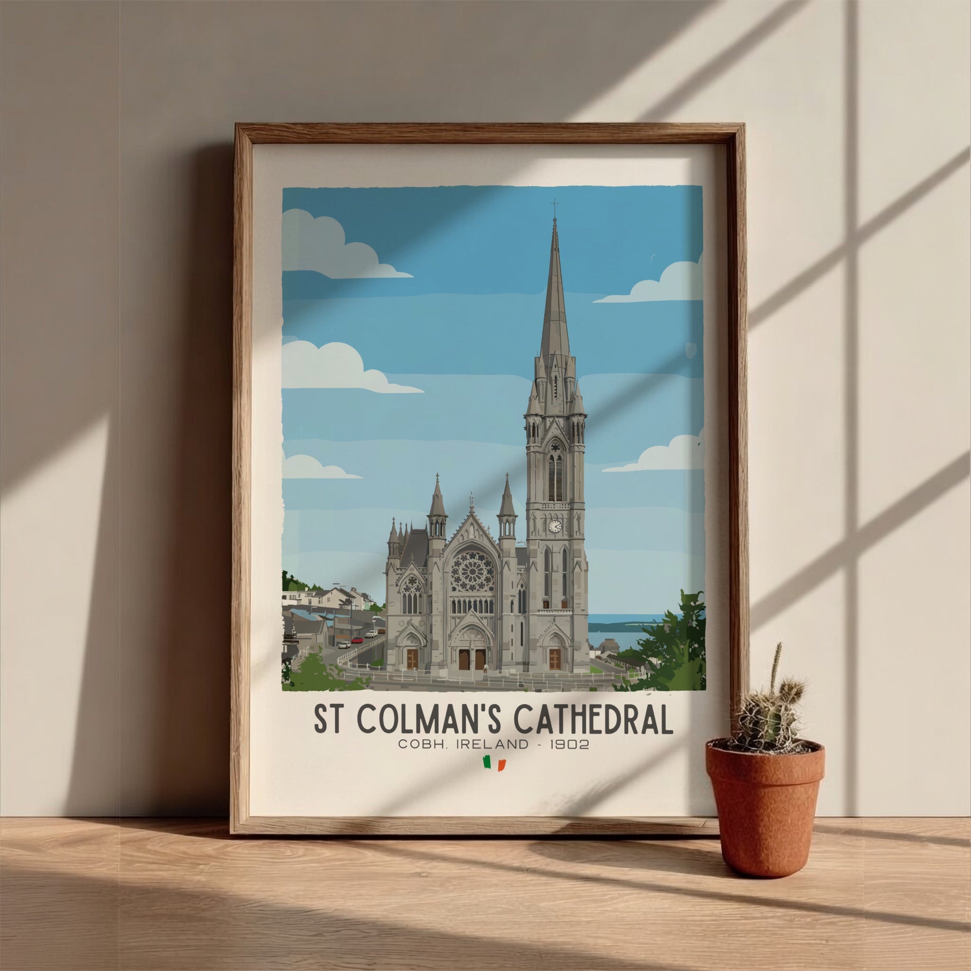 St Colman’s Cathedral Cobh Art - The Neo-Gothic Masterpiece Wall Print
