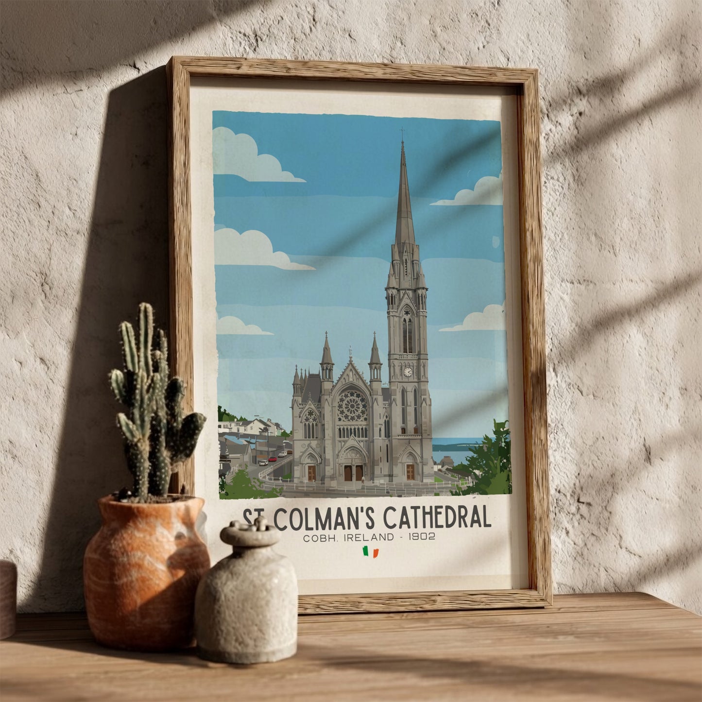 St Colman’s Cathedral Cobh Art - The Neo-Gothic Masterpiece Wall Print