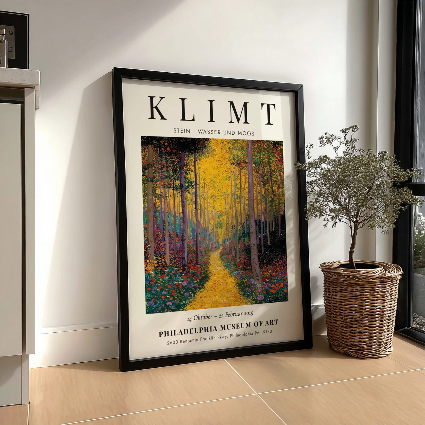 Stein - Wasser und Moos poster featuring vibrant colors and nature-inspired design, perfect wall art inspired
