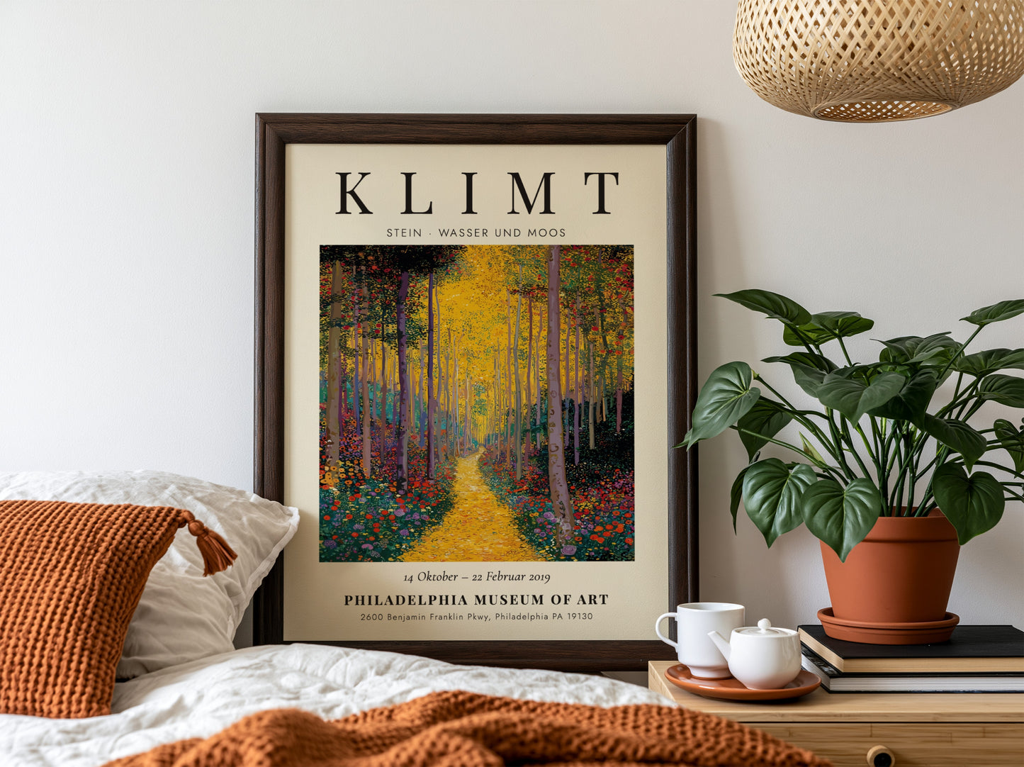 Stein - Wasser und Moos poster featuring vibrant colors and nature-inspired design, perfect wall art inspired
