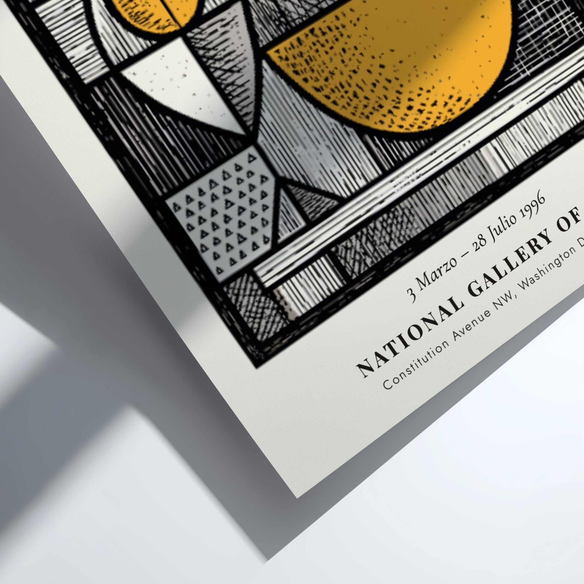 Picasso inspired poster featuring a still life with fruit in vibrant colors and modern style