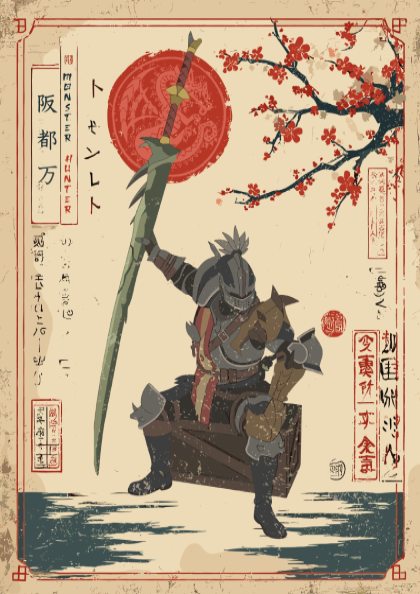 The Huntsman Poster - Monster Hunter World Wall Art Print