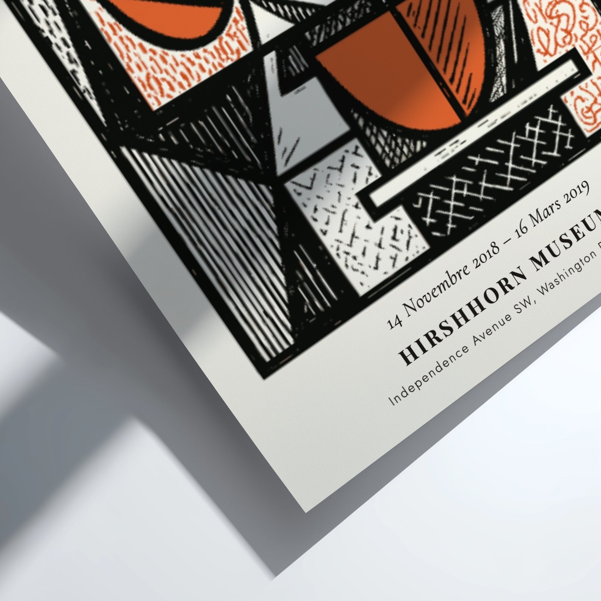 Picasso inspired poster featuring The Cook in bold colors and abstract style