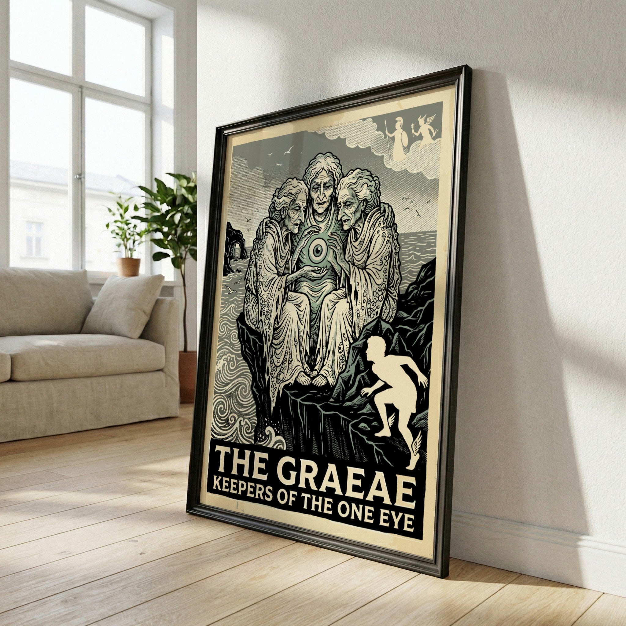 The Graeae Poster - Greek Mythology Wall Art, Ancient Art – Brighton ...