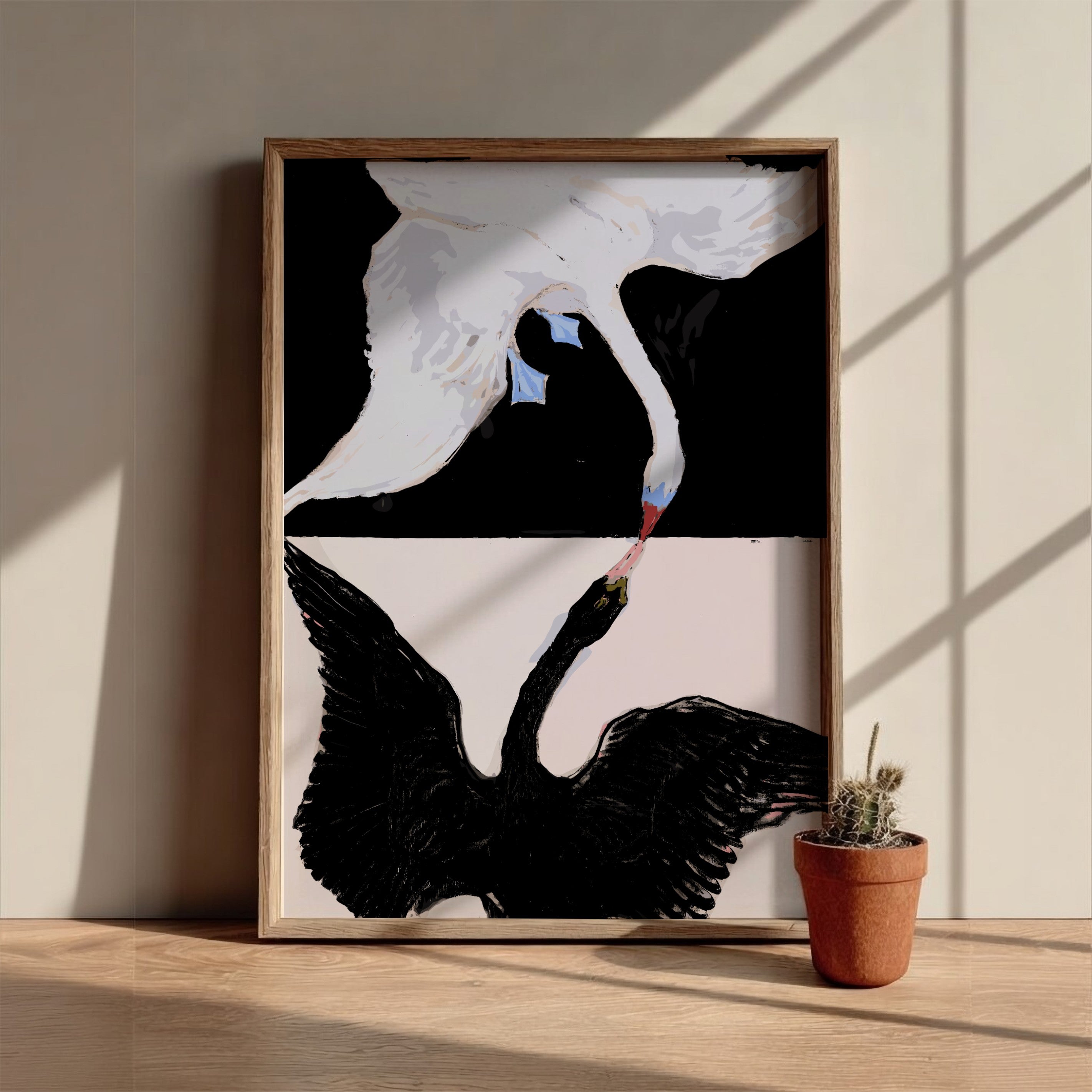 The Swan by Hilma af Klint Poster - Abstract Art, Wall Decor, Fine