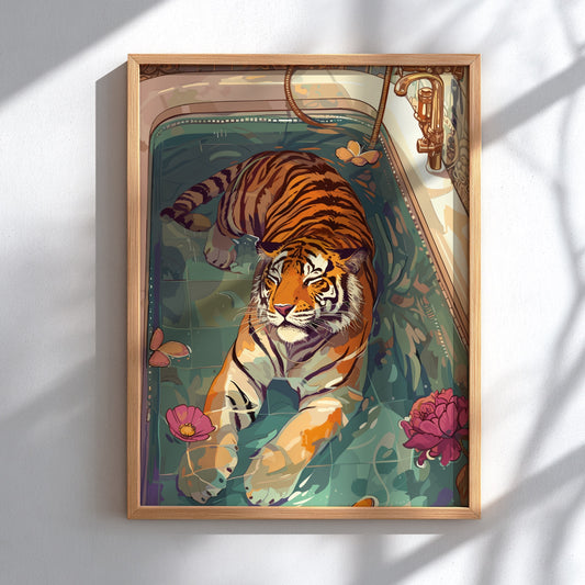 The Minimalist Ritual Modern Art - The Bathroom Still Life Wall Print