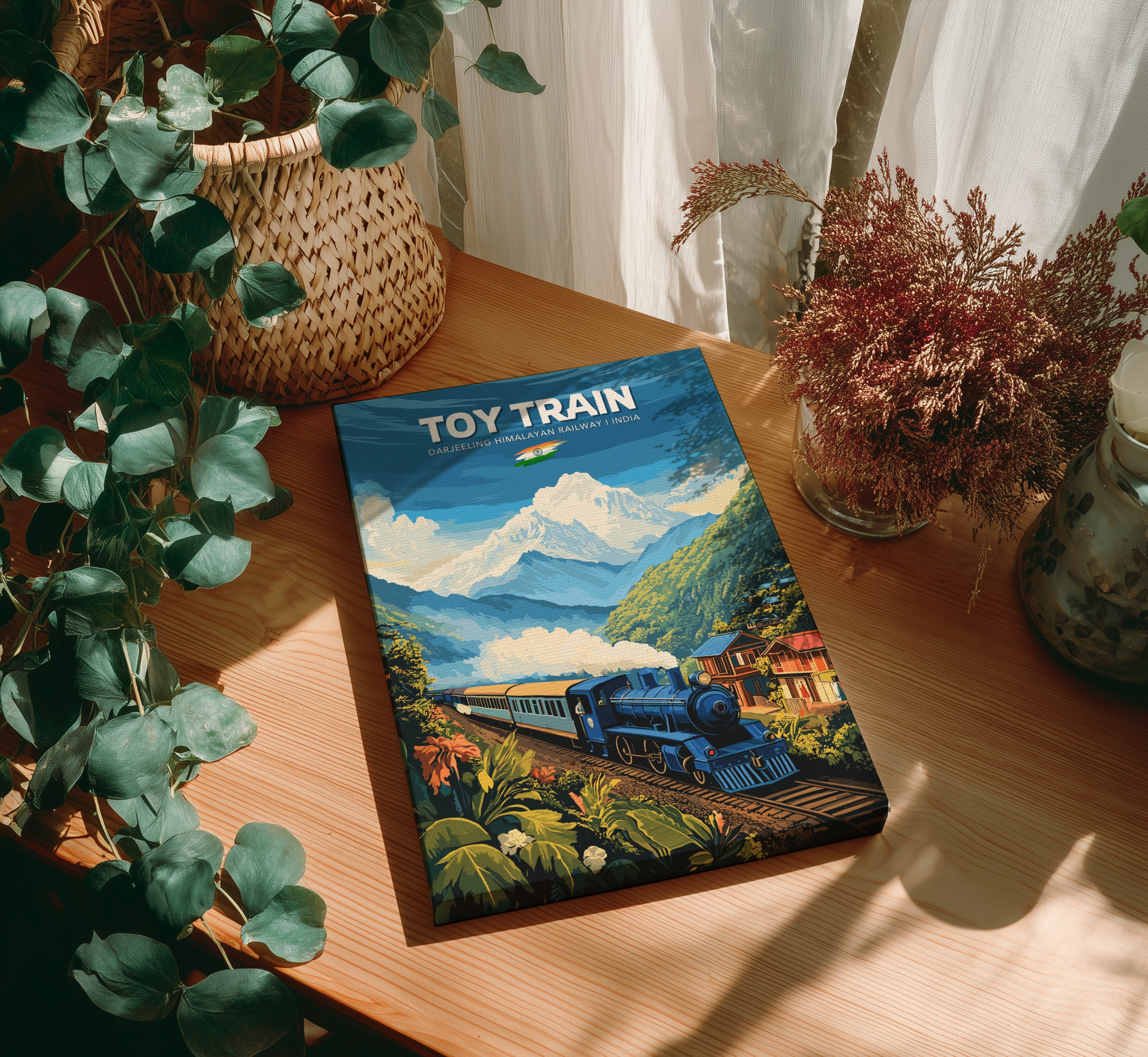 Asian TOY TRAIN POSTER - DARJEELING HIMALAYAN RAILWAY