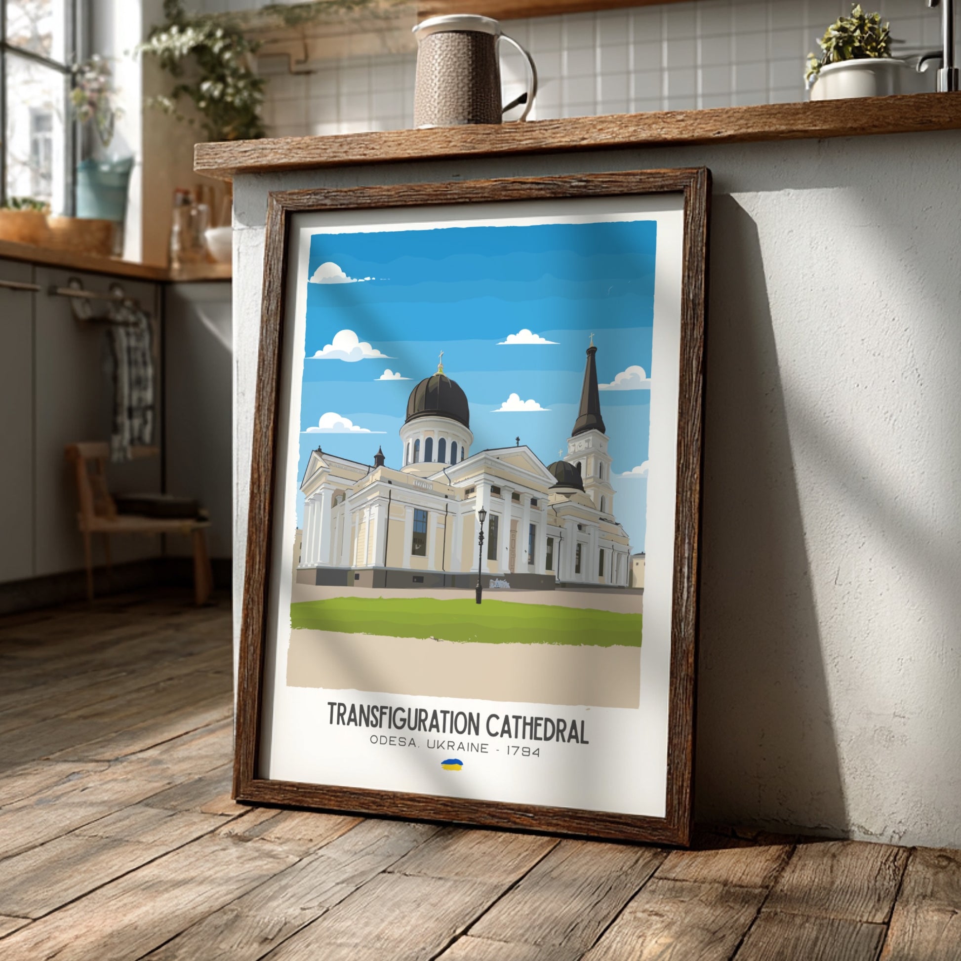 Transfiguration Cathedral Art - The Spaso-Preobrazhensky Masterpiece Wall Print
