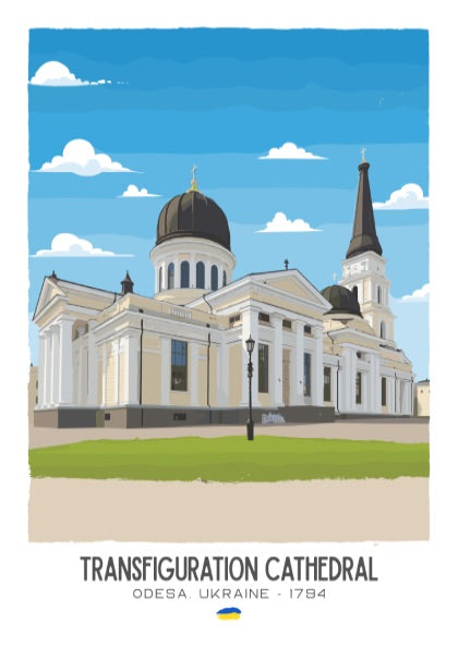 Transfiguration Cathedral Art - The Spaso-Preobrazhensky Masterpiece Wall Print