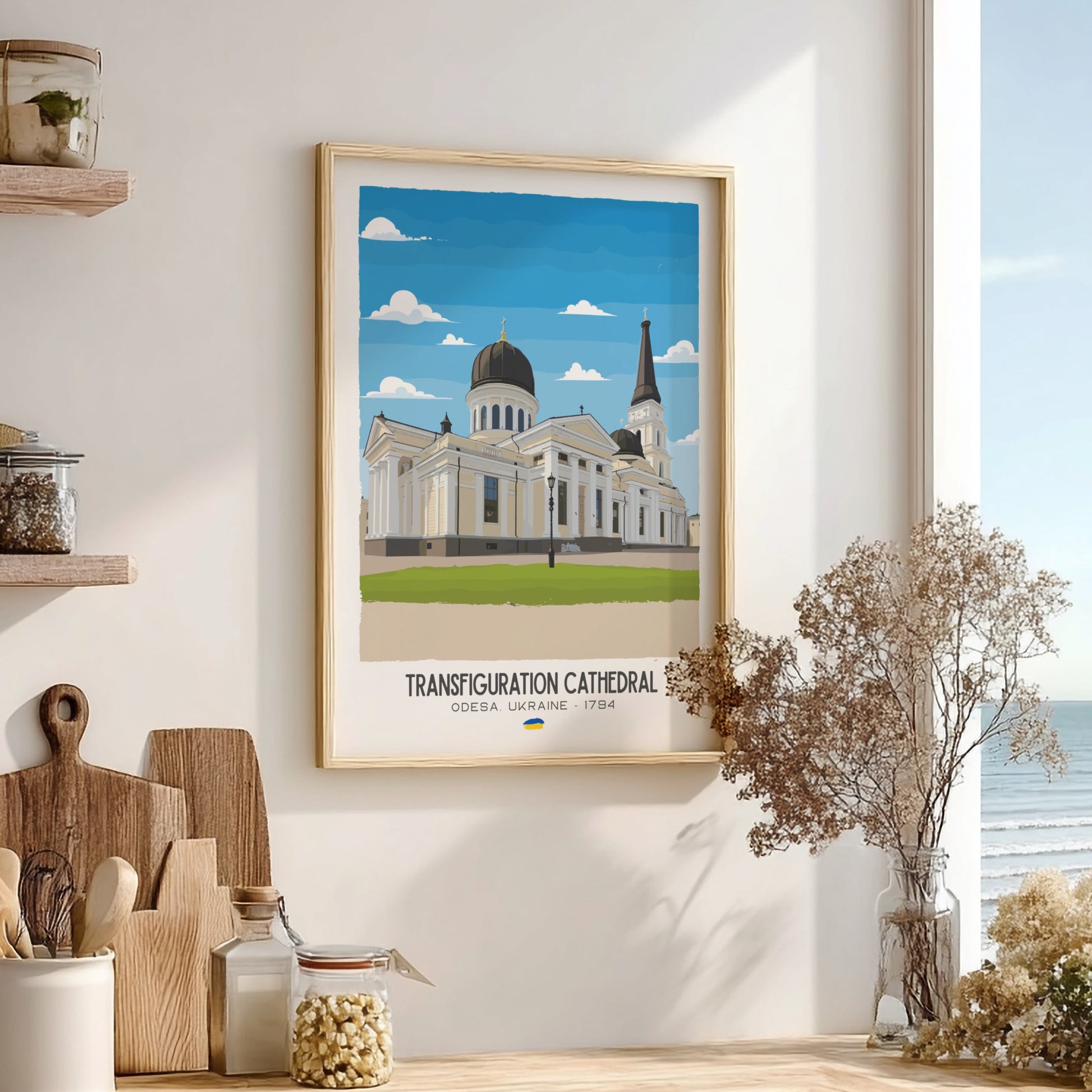 Transfiguration Cathedral Art - The Spaso-Preobrazhensky Masterpiece Wall Print